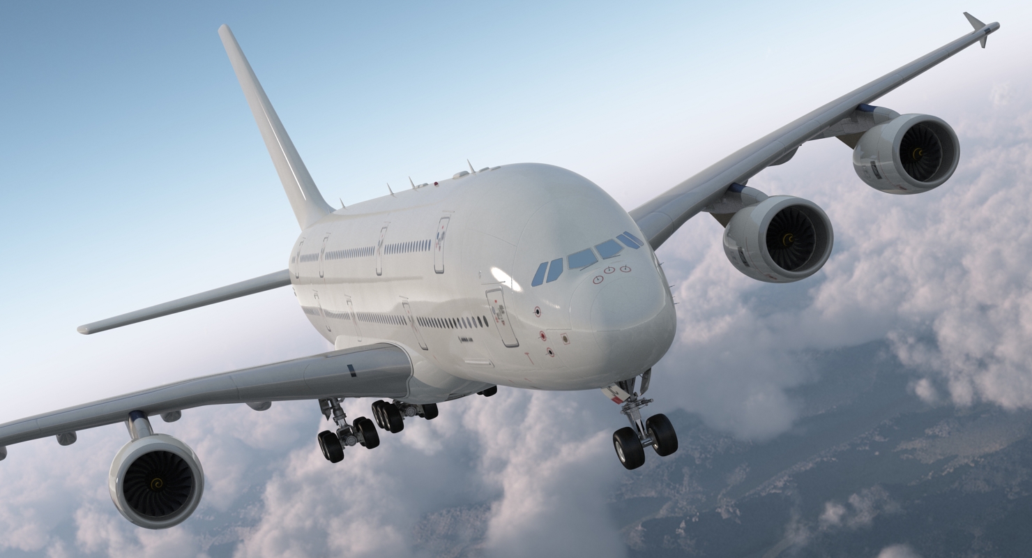 3D Airbus A380 900 Generic model