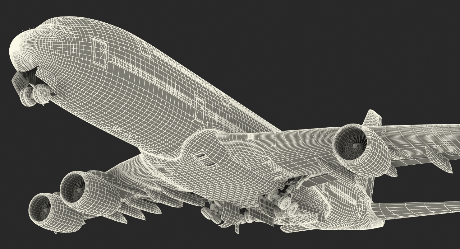 3D Airbus A380 900 Generic model