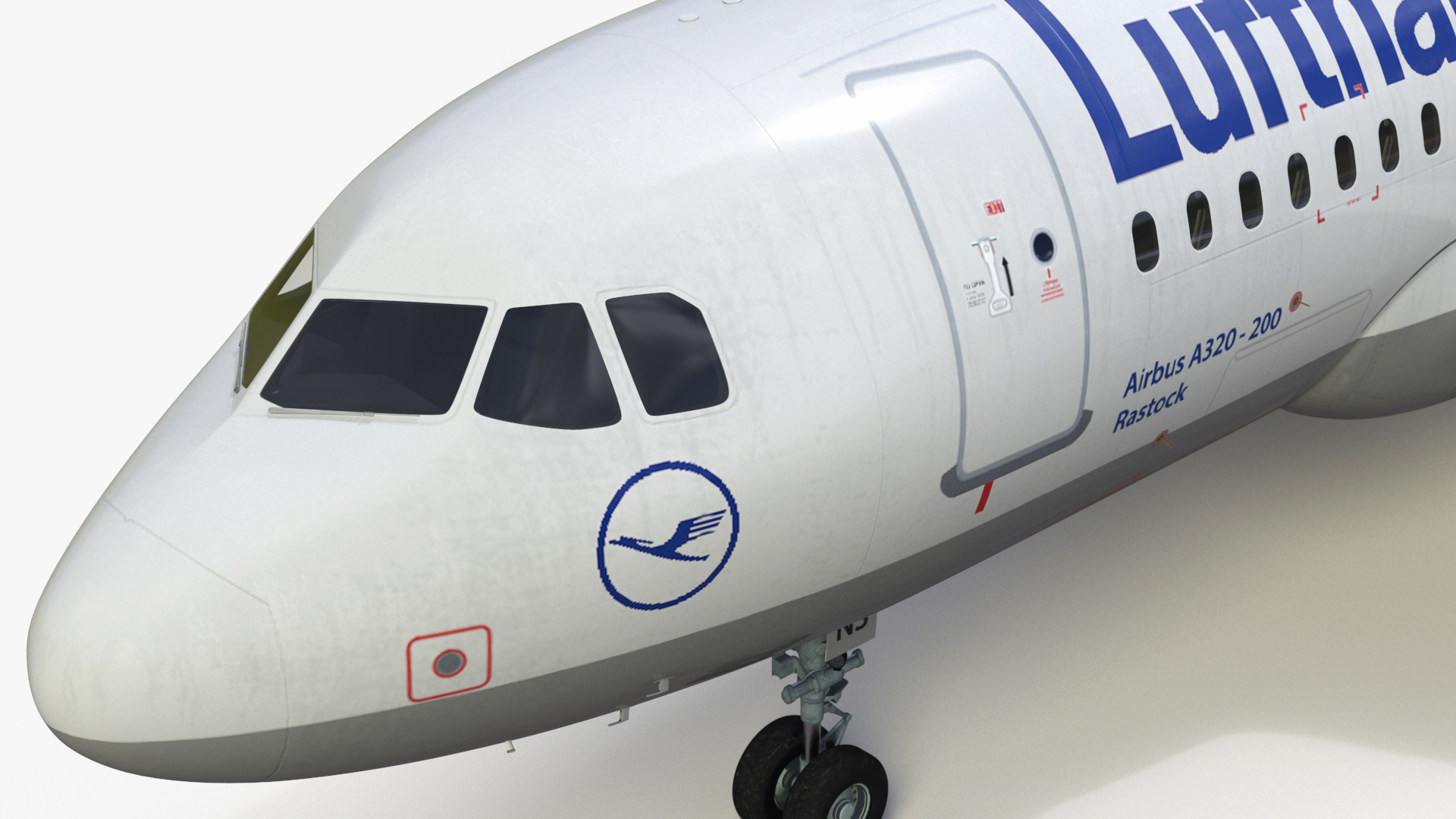 Lufthansa Airbus A320-200 Aircraft 3D model