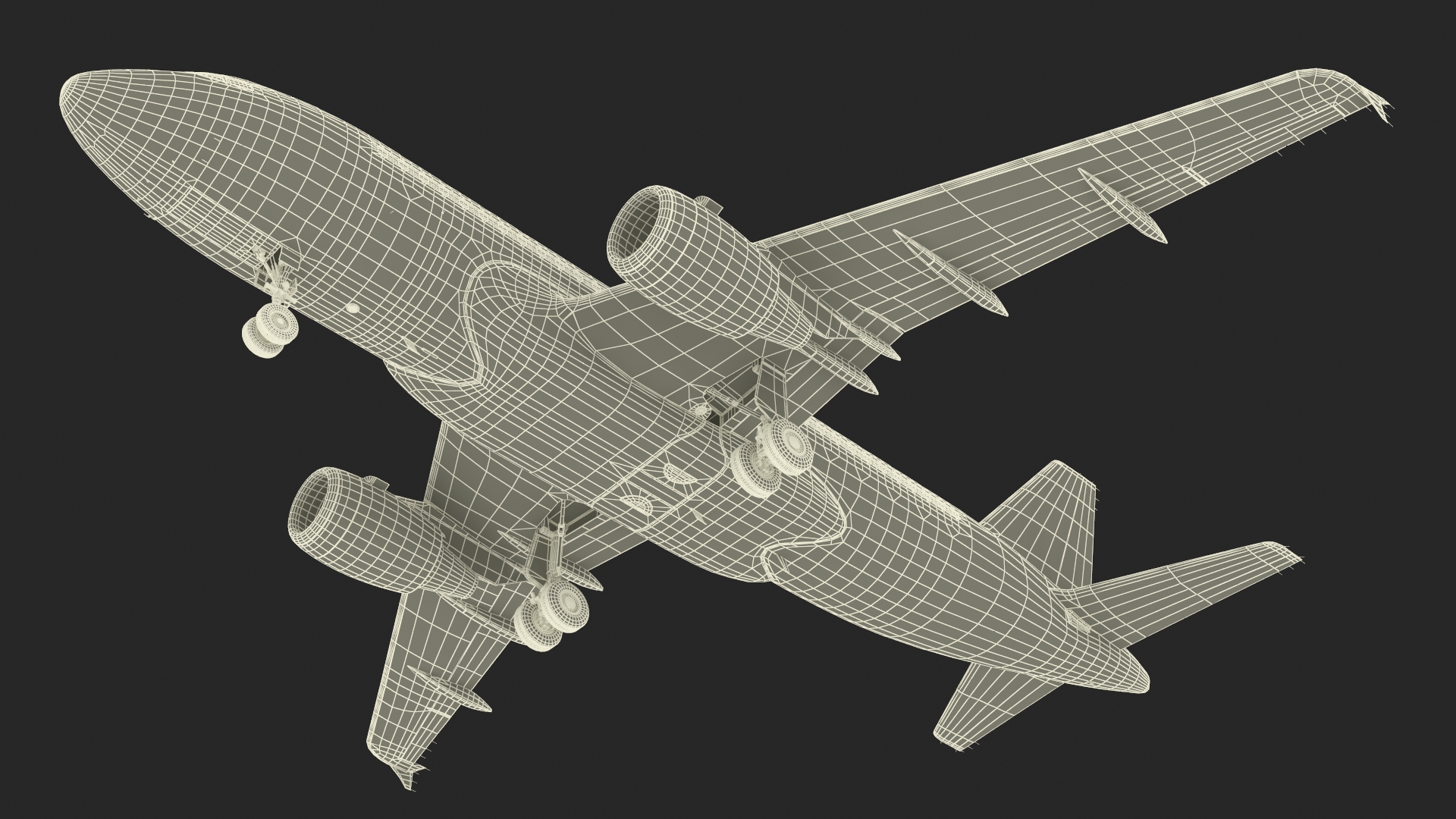 Lufthansa Airbus A320-200 Aircraft 3D model