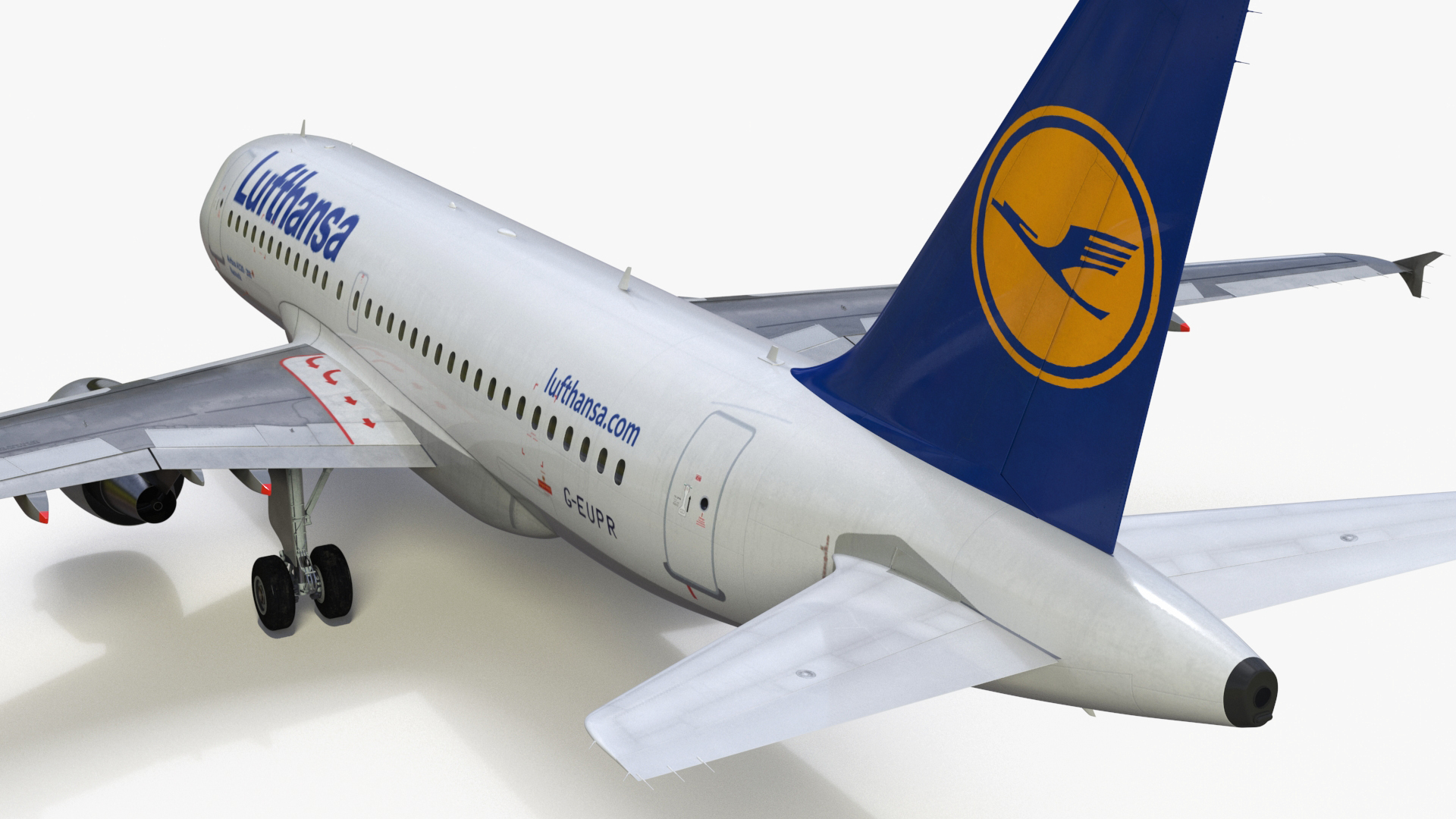 Lufthansa Airbus A320-200 Aircraft 3D model