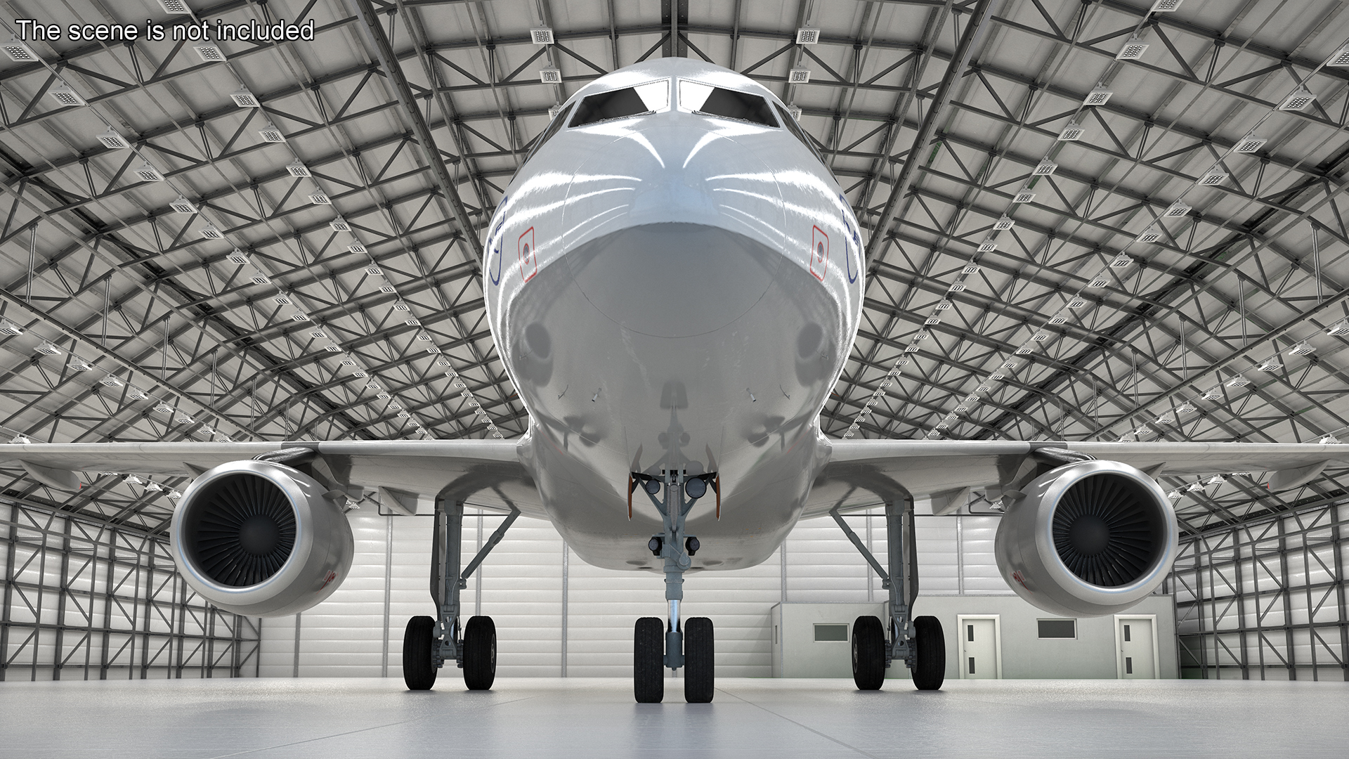 Lufthansa Airbus A320-200 Aircraft 3D model