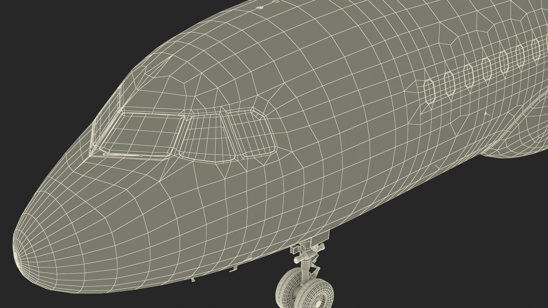 Lufthansa Airbus A320-200 Aircraft 3D model
