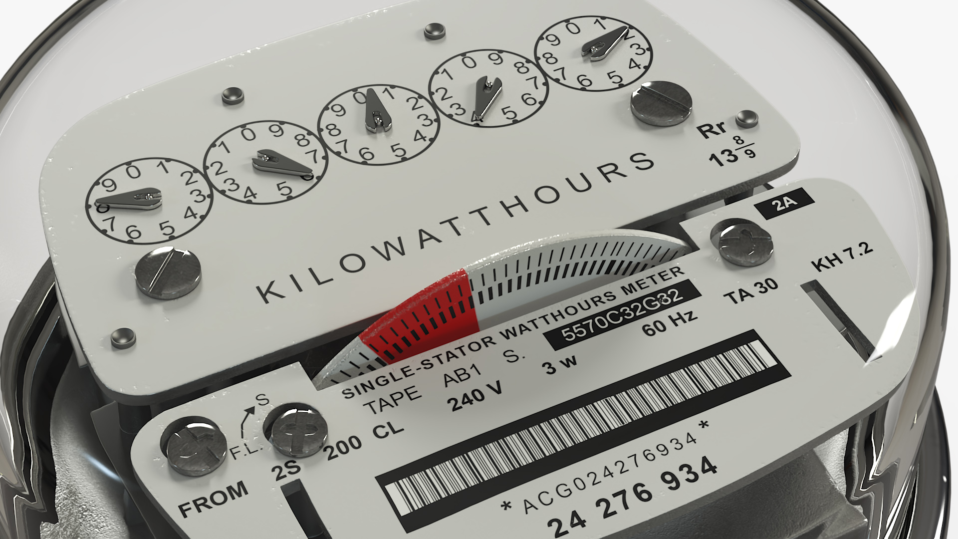 Electric Utility Meter 3D