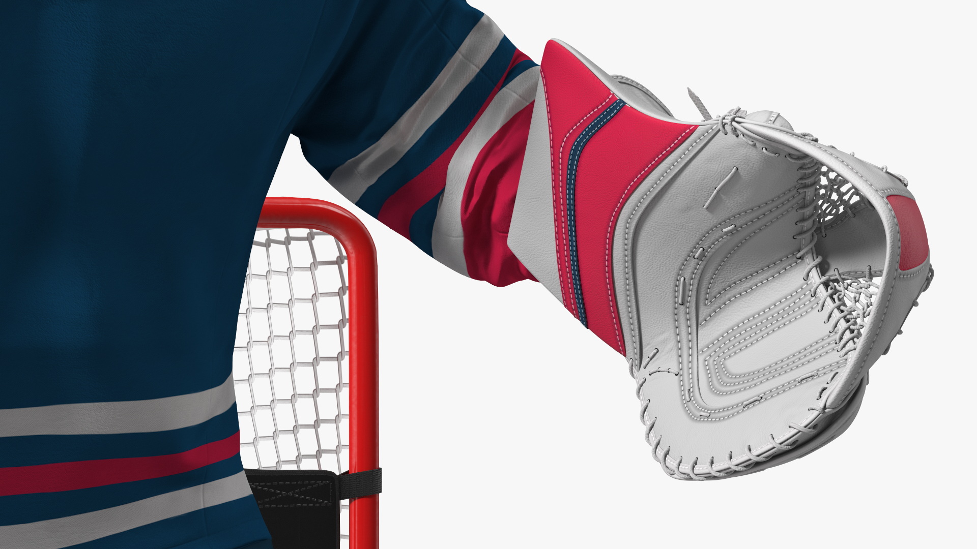 3D Hockey Goal Target and Goalkeeper model