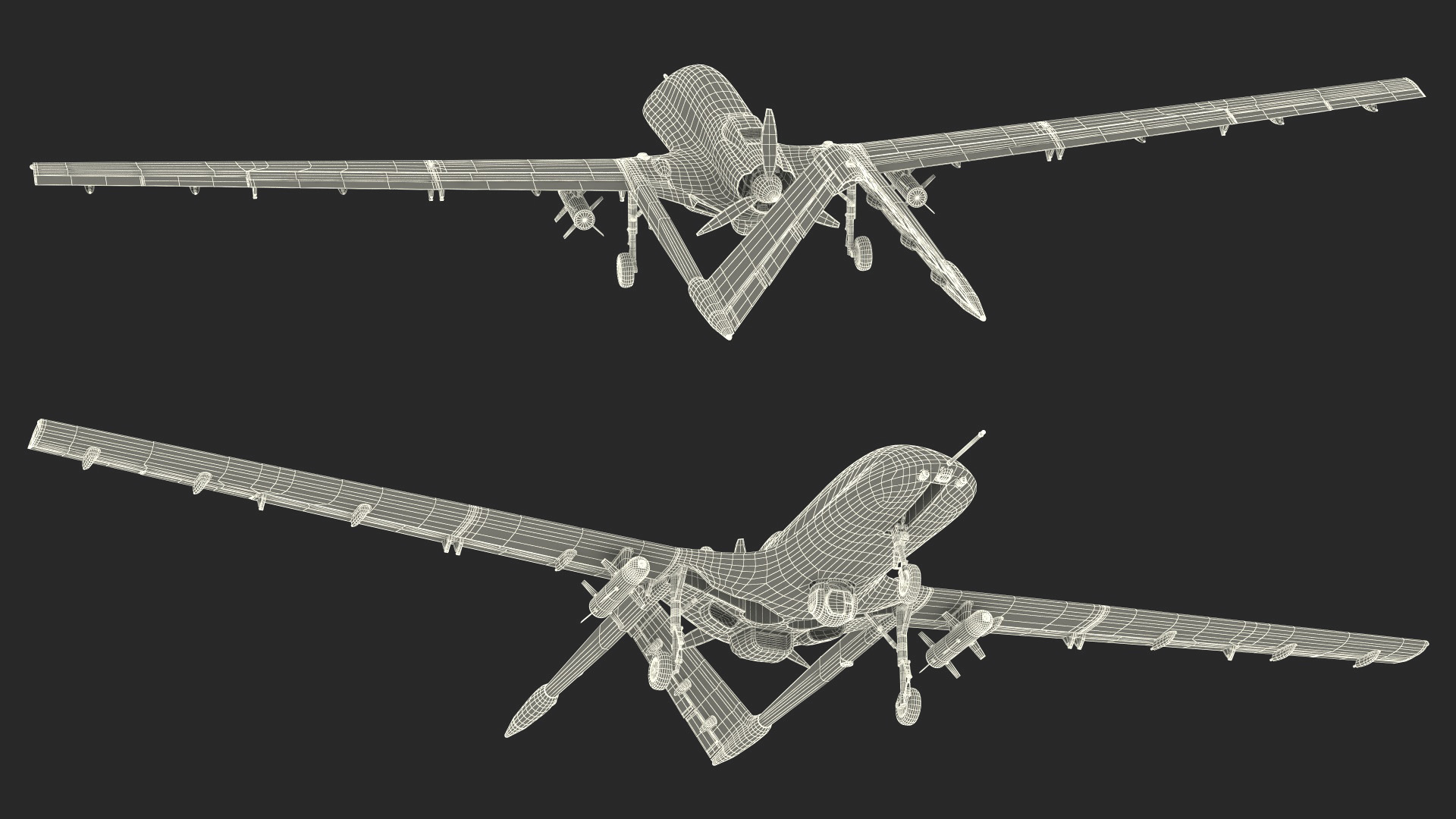 3D Bayraktar TB3 UCAV model