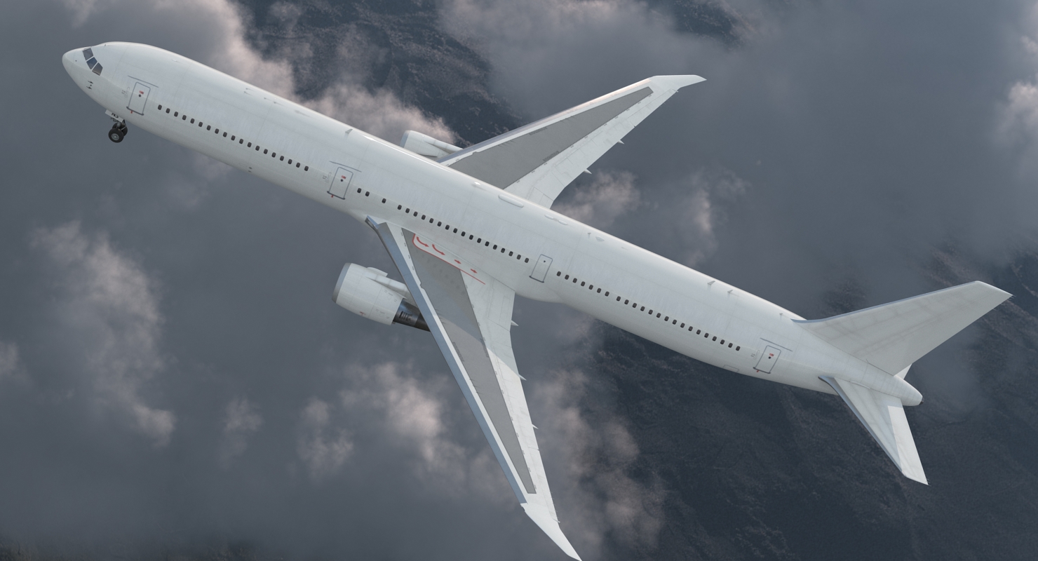 Boeing 767 400ER Generic 3D model