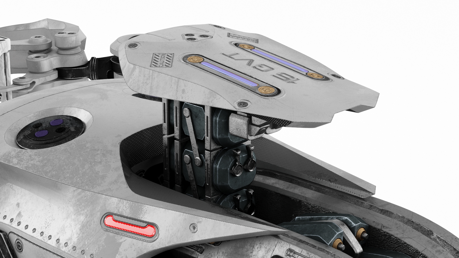 Sci Fi Space Loader with Space Module 3D