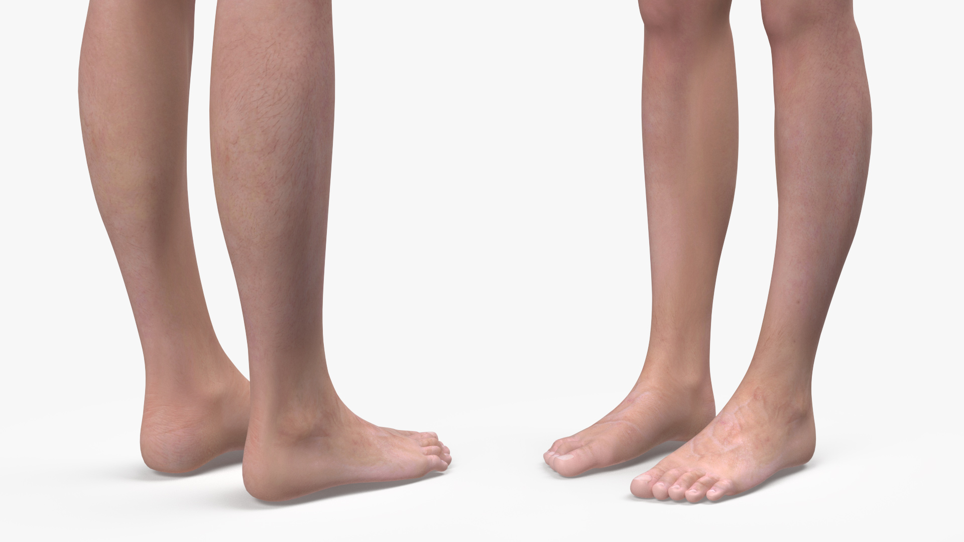3D model Asian Man Underwear Rigged for Maya