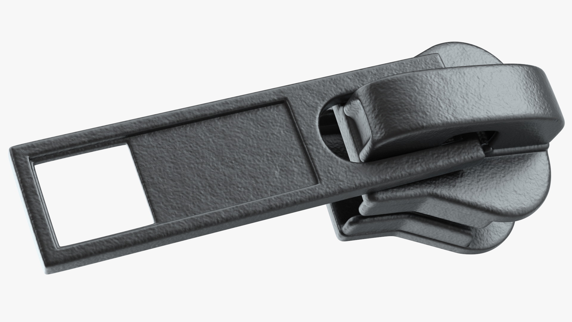 Zipper Slider Black 3D model