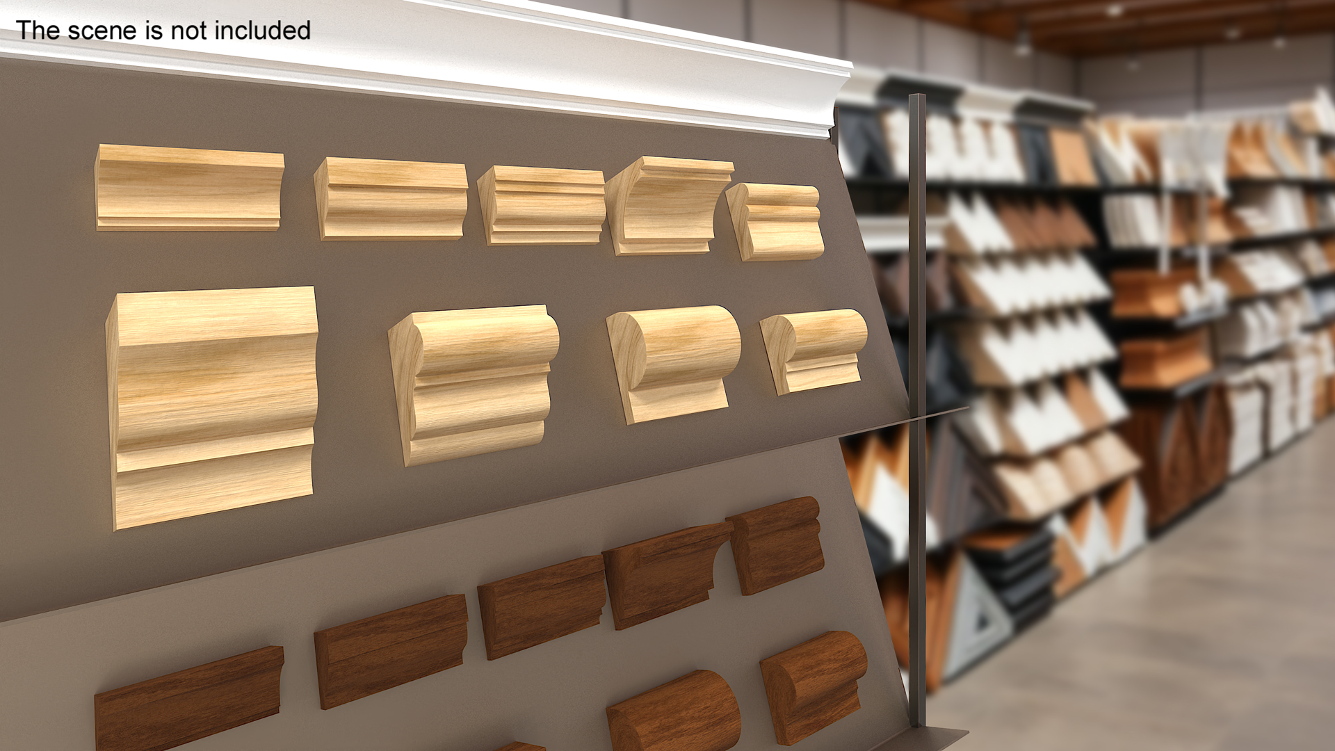 Set Molding Maple Part 1 3D model