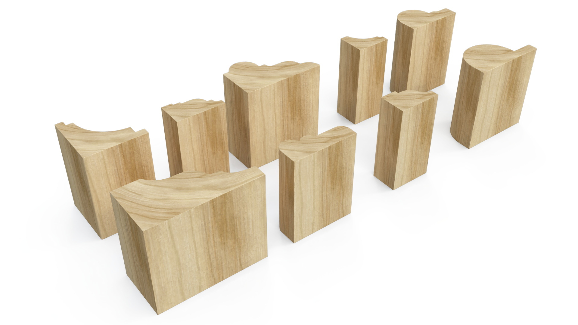 Set Molding Maple Part 1 3D model
