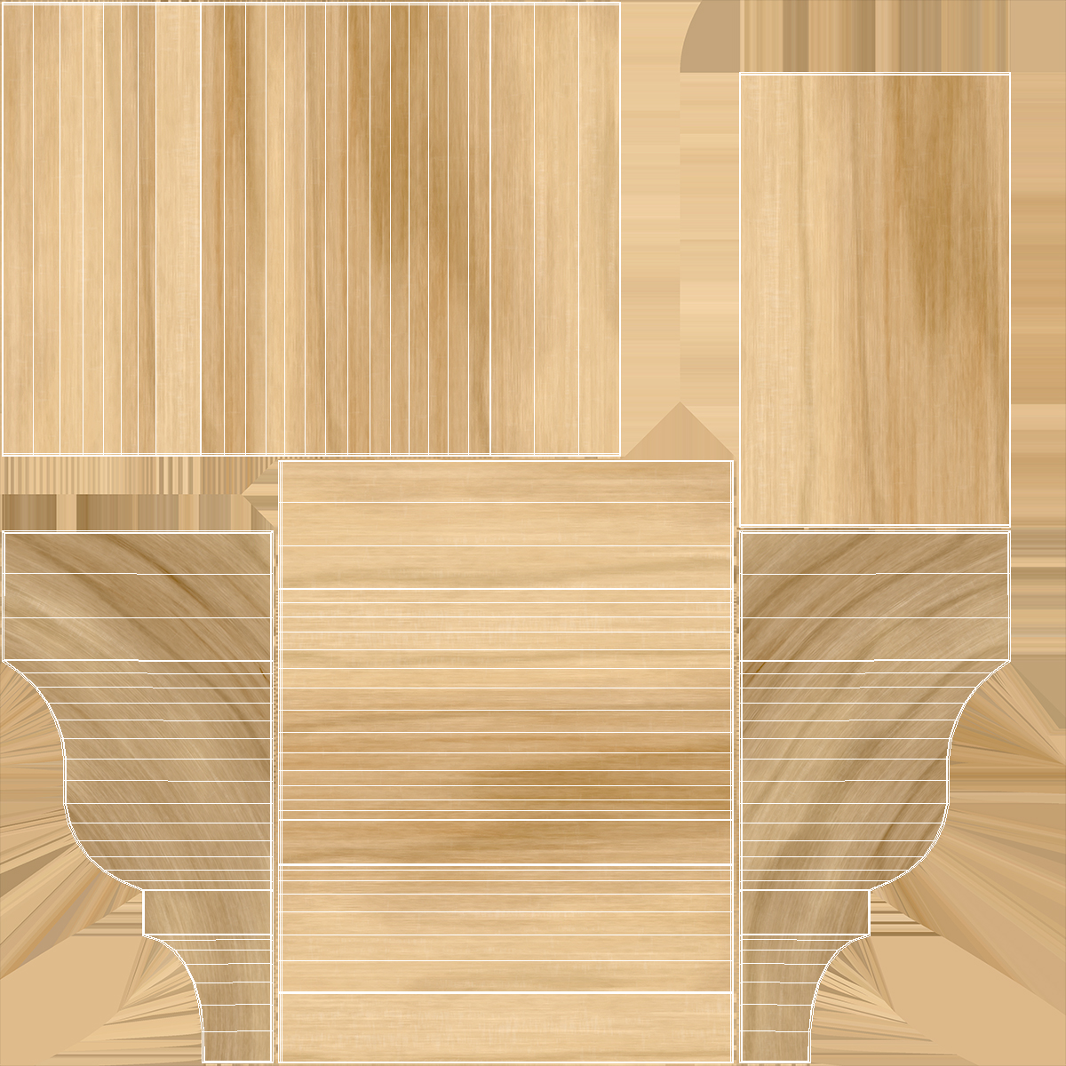 Set Molding Maple Part 1 3D model