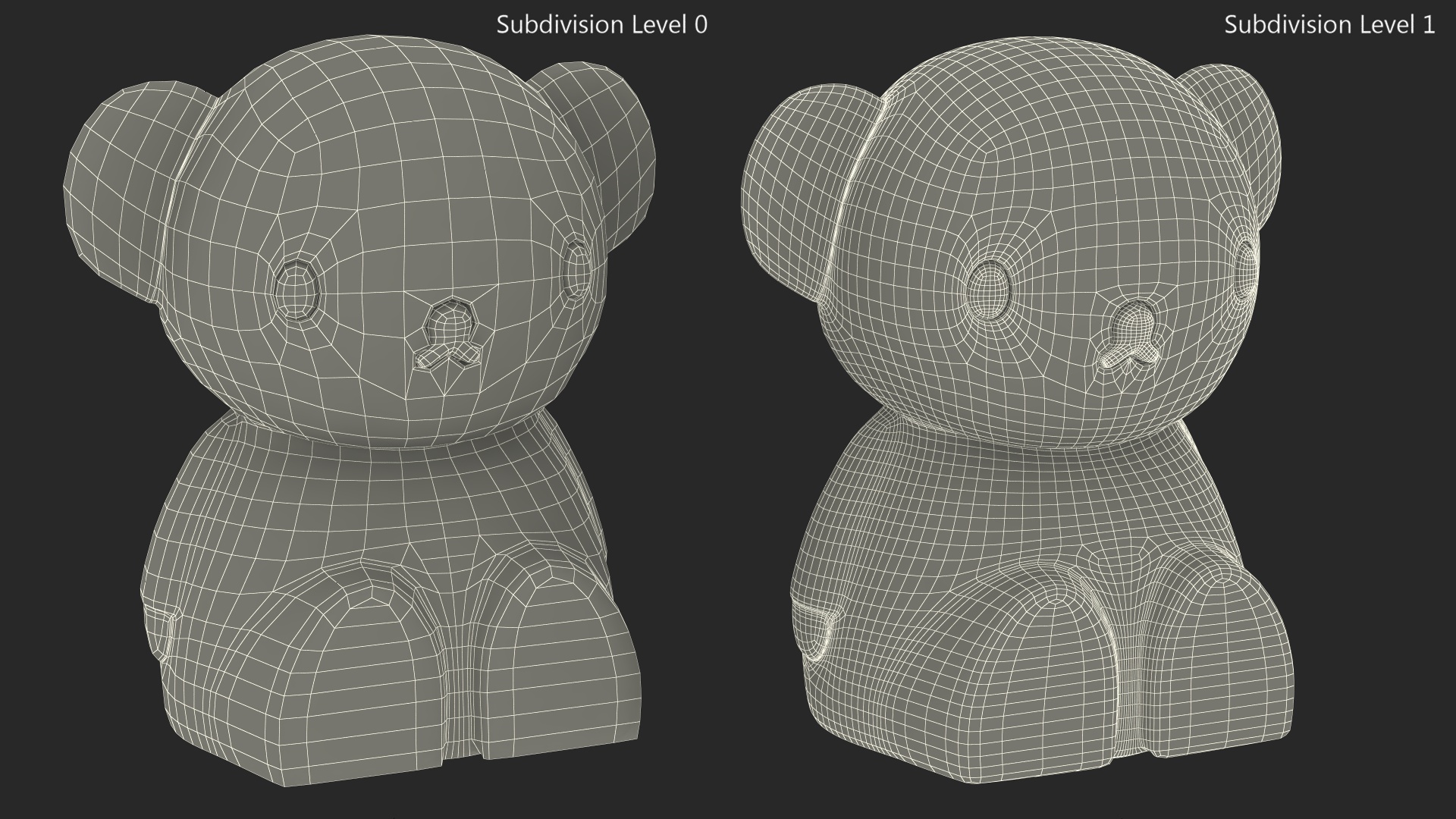 3D Lamp Shape Bear Light