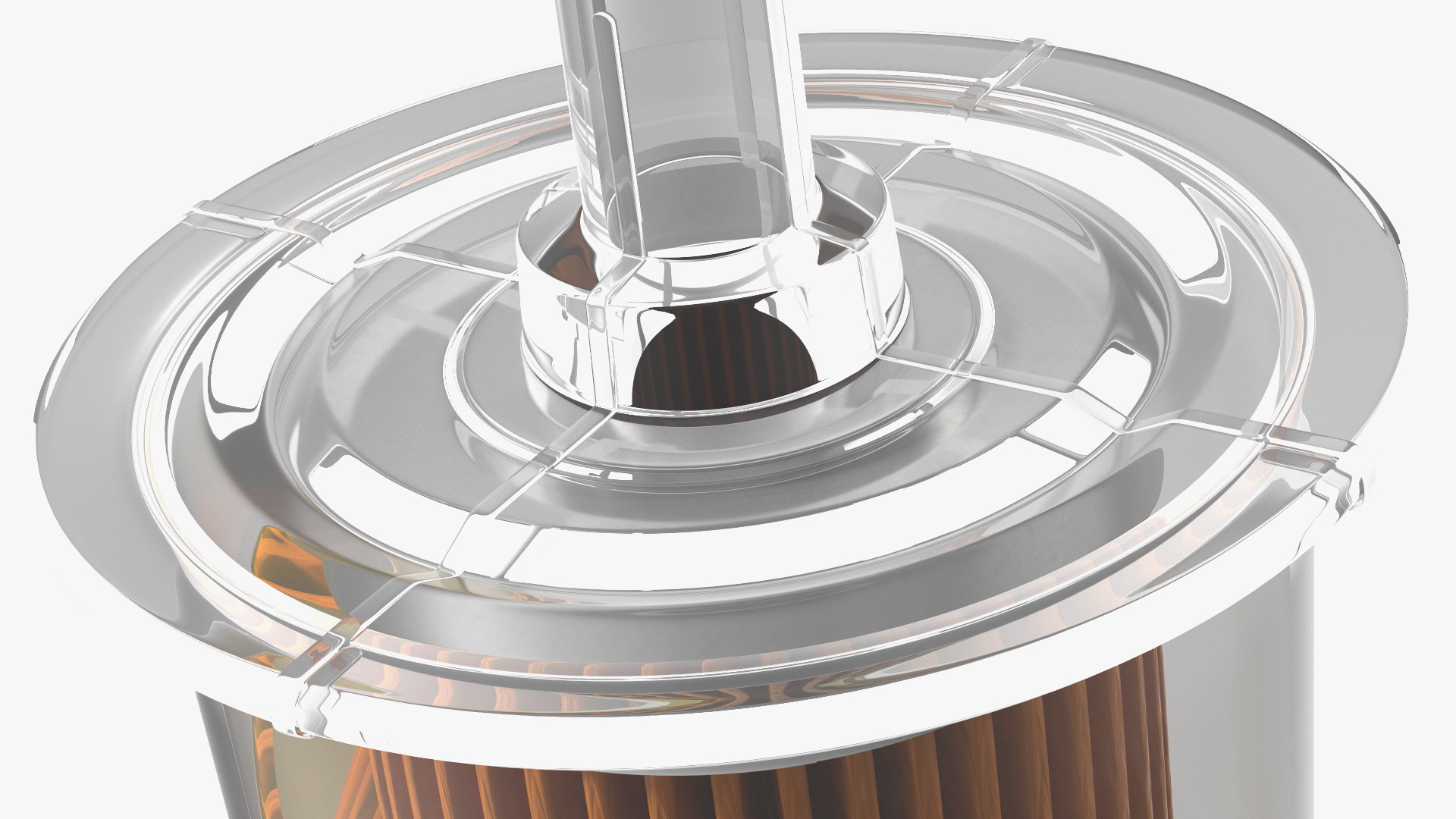 3D model Universal Inline Fuel Filter with Petrol