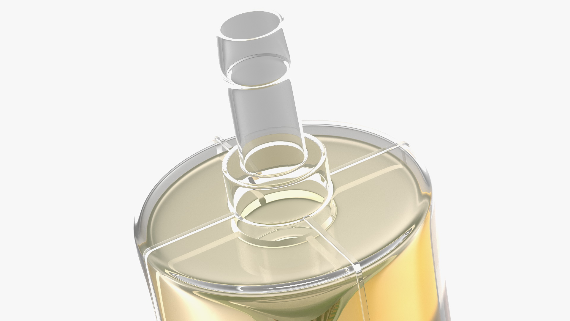 3D model Universal Inline Fuel Filter with Petrol