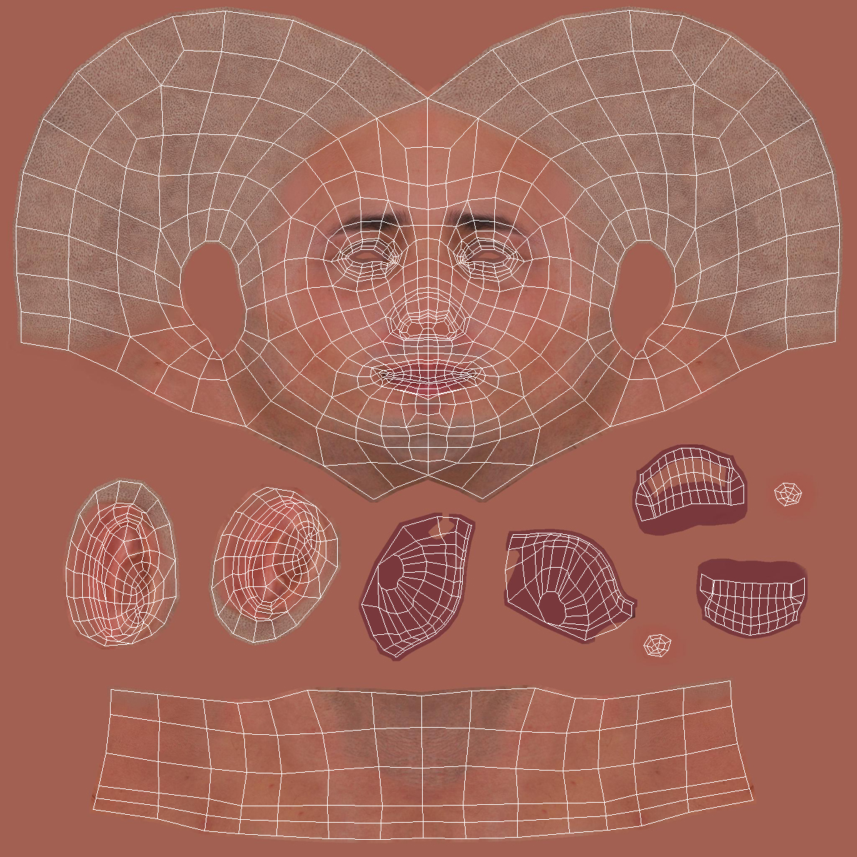 Baseball Player Rigged Generic 4 3D