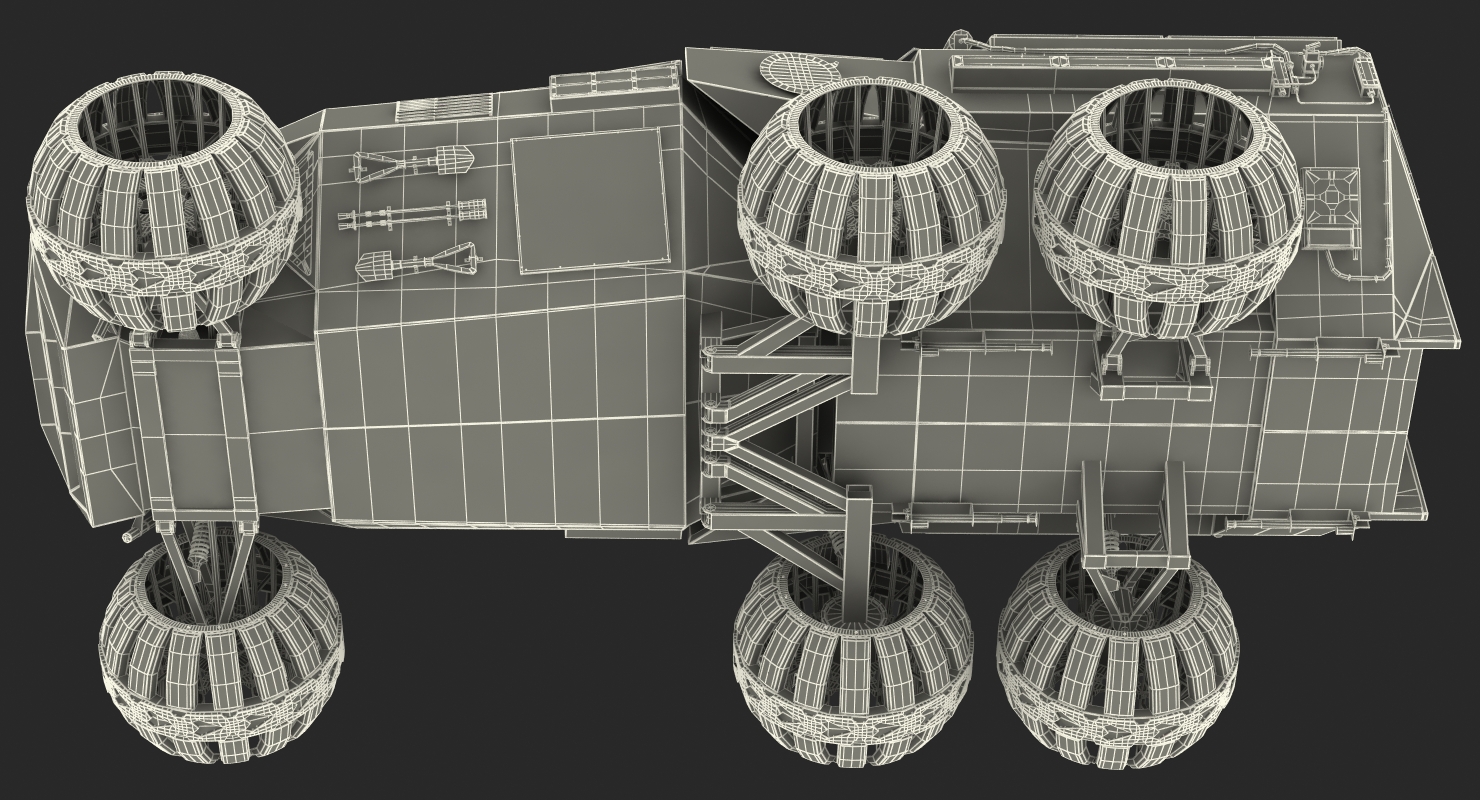NASA Futuristic Mars Rover Concept 3D model