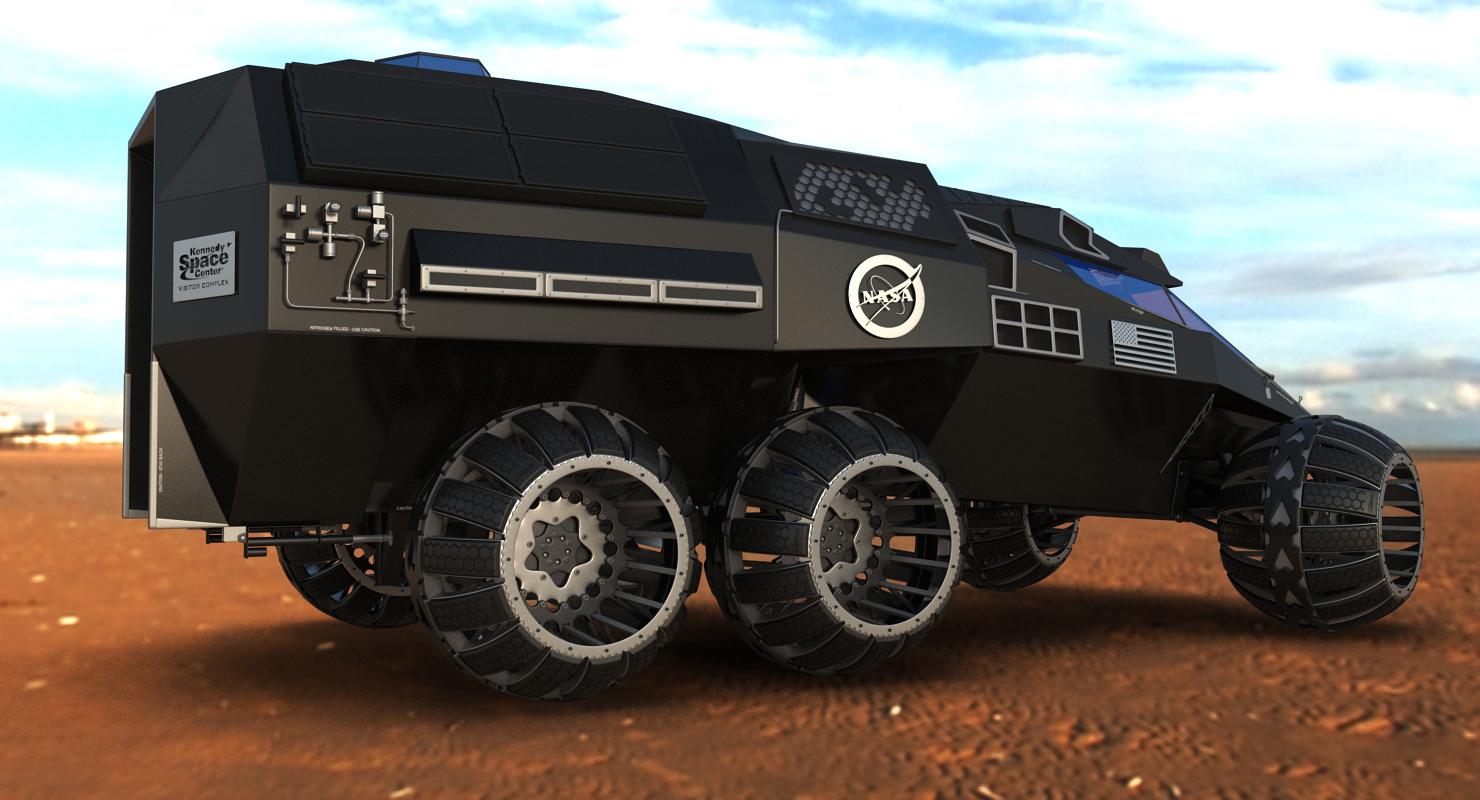 NASA Futuristic Mars Rover Concept 3D model