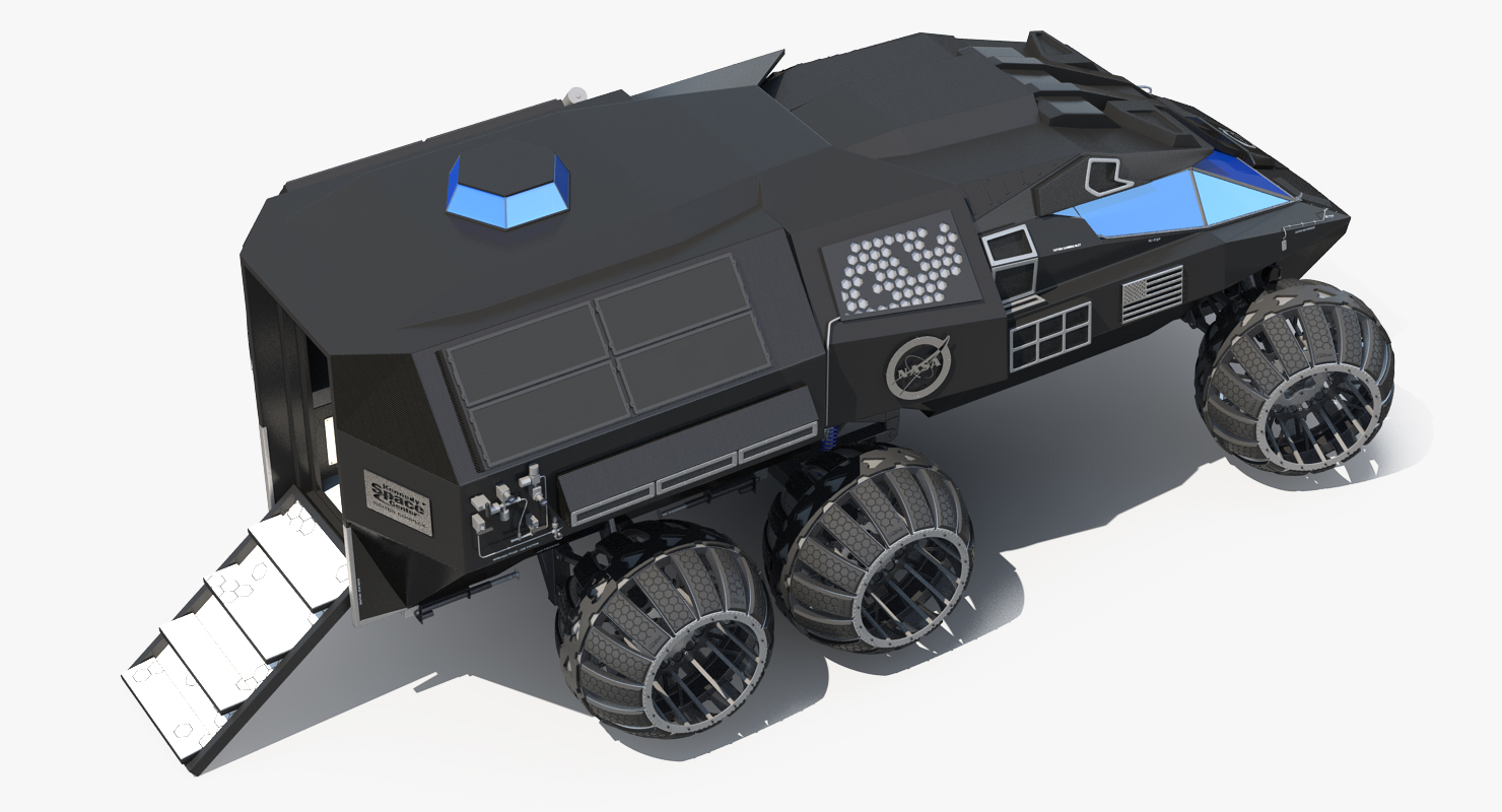 NASA Futuristic Mars Rover Concept 3D model