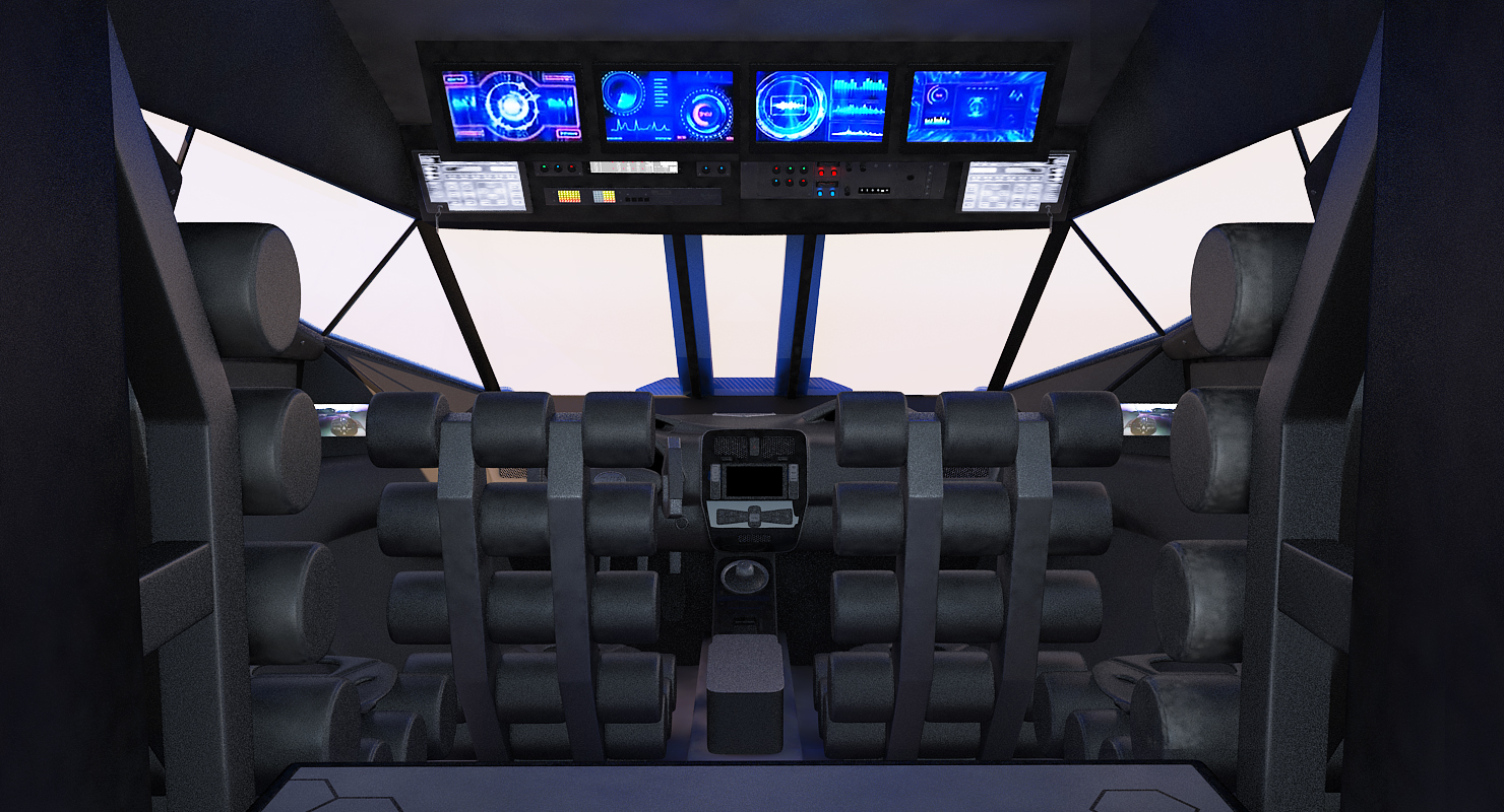 NASA Futuristic Mars Rover Concept 3D model