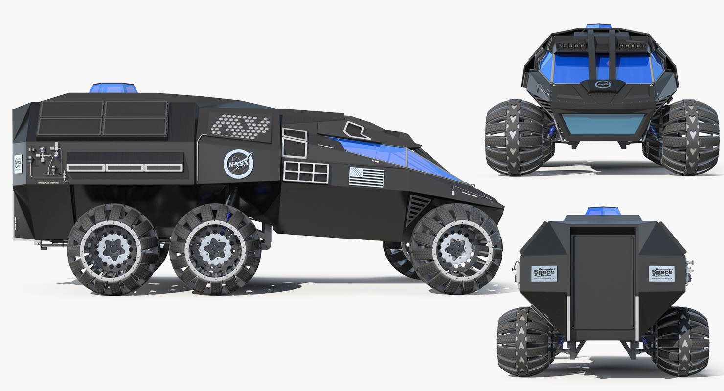 NASA Futuristic Mars Rover Concept 3D model