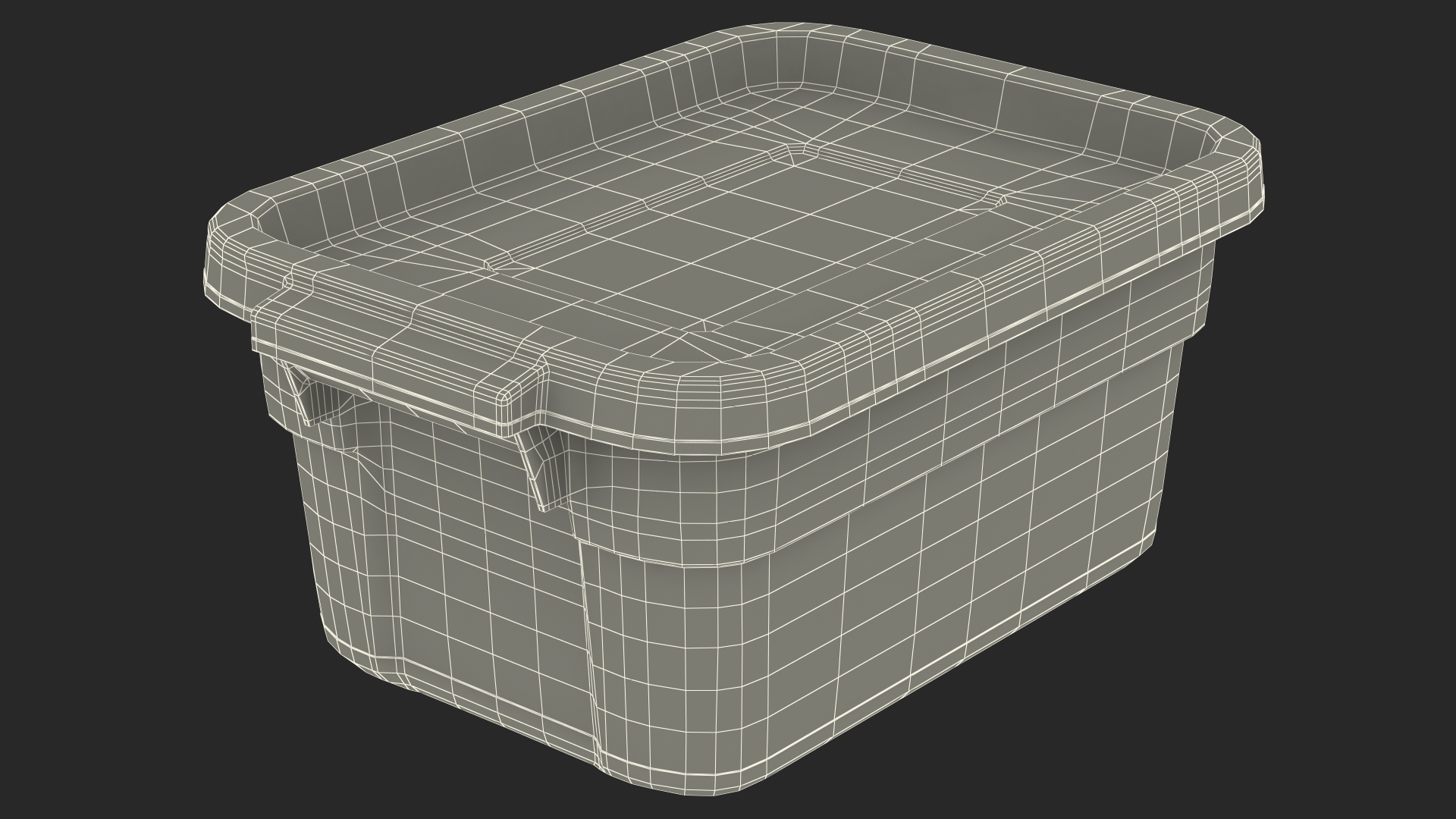Rubbermaid Roughneck Stackable Storage Tote 3 Gallon 3D