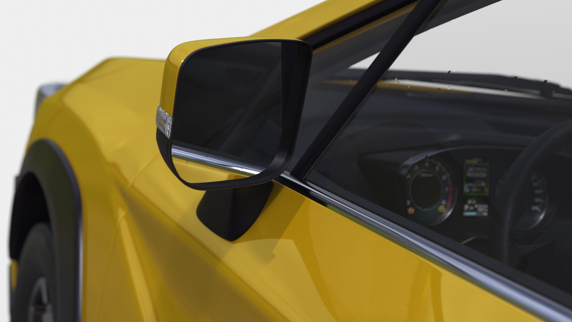 3D Subaru XV SUV 2020 Simplified Yellow