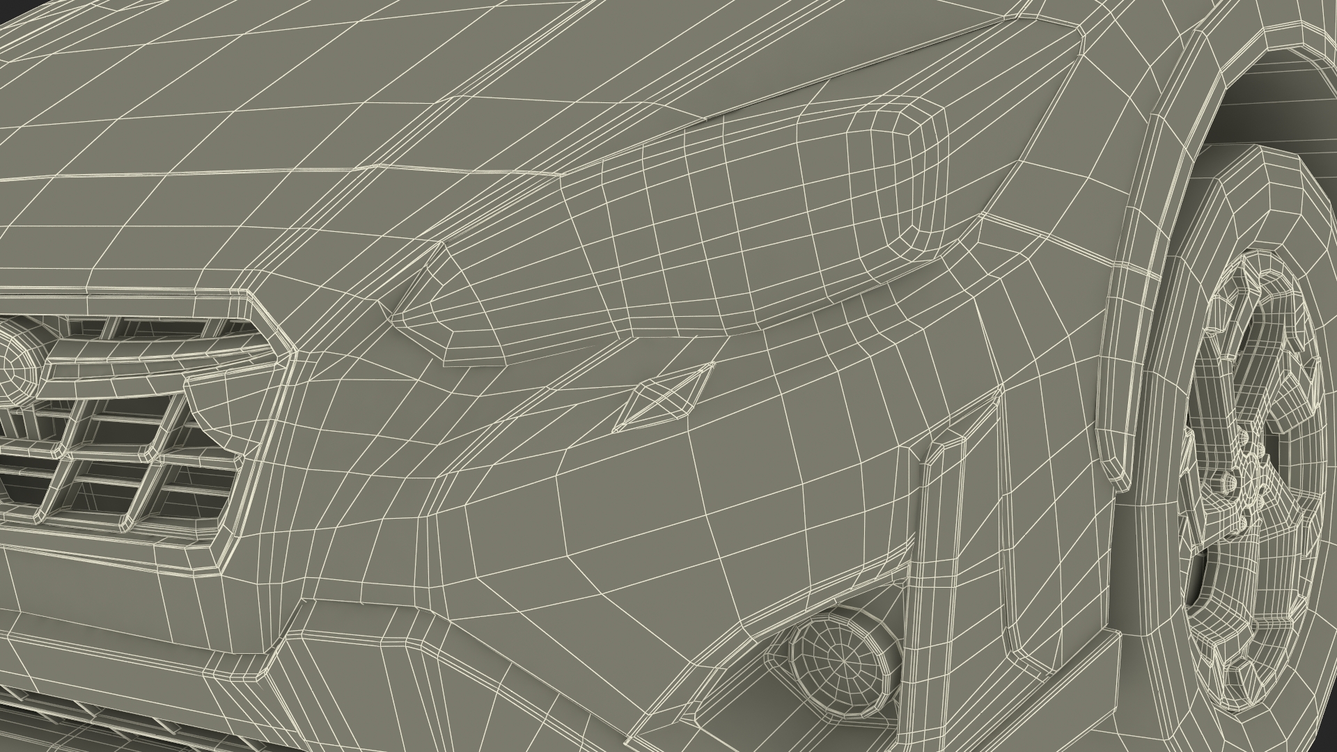3D Subaru XV SUV 2020 Simplified Yellow