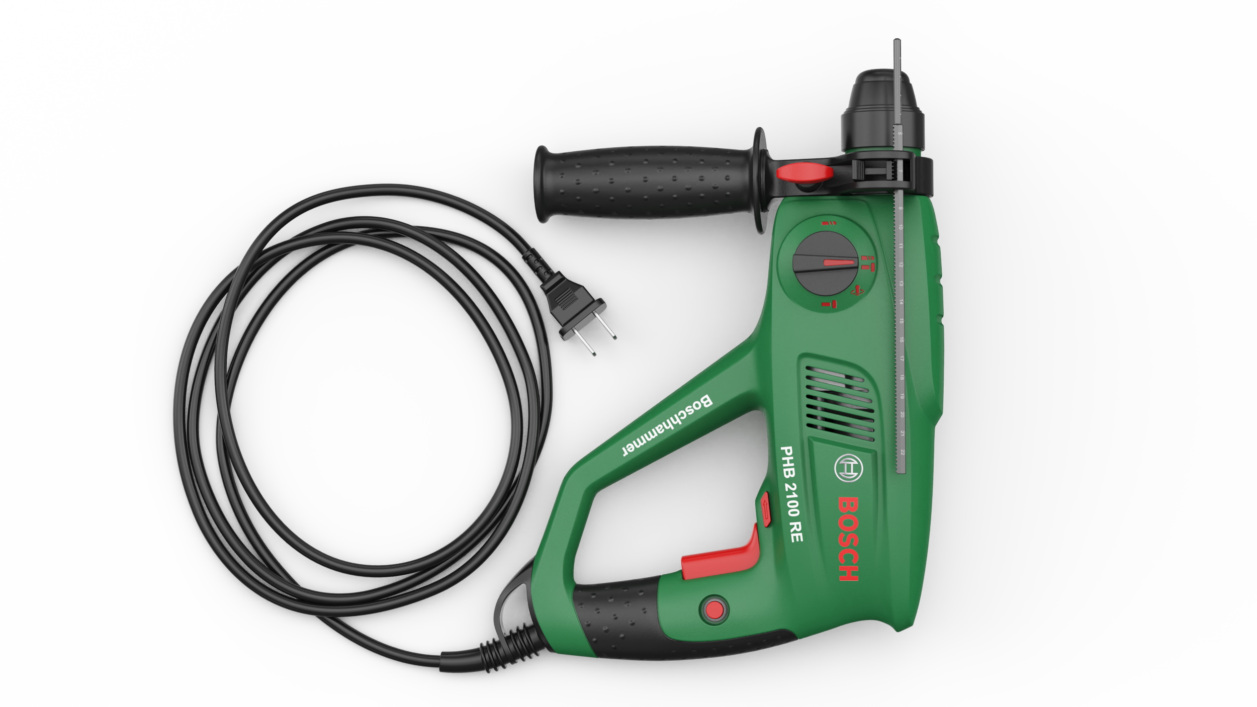 Pneumatic Rotary Hammer Bosch 3D model