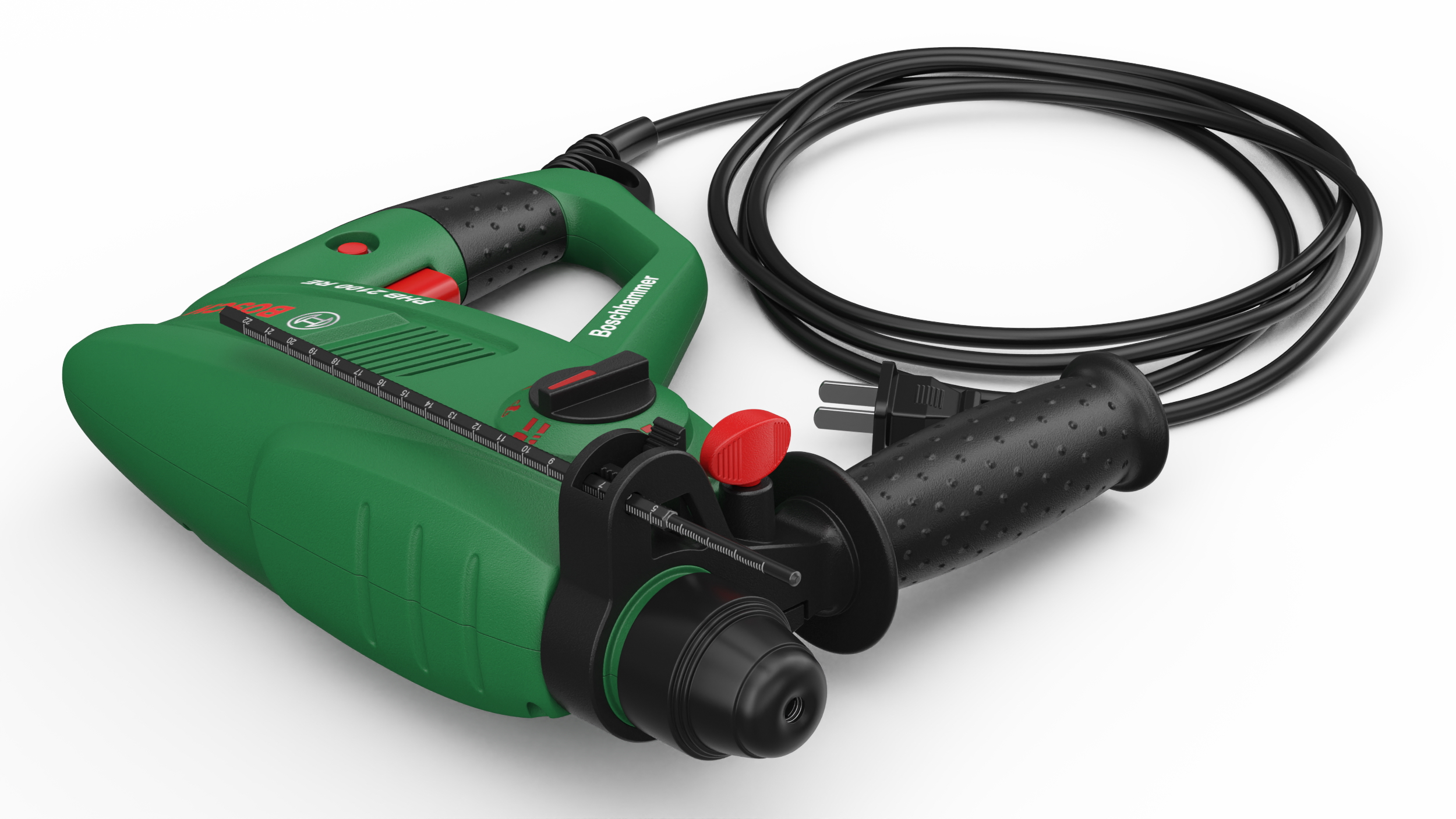 Pneumatic Rotary Hammer Bosch 3D model
