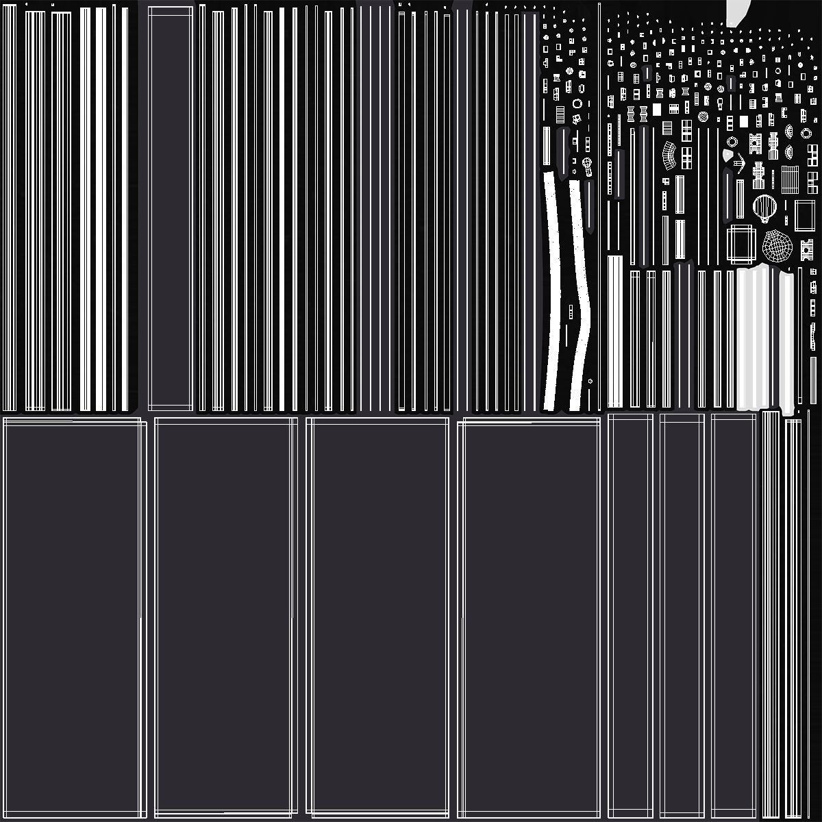 3D Glass Shower Cubicle Black