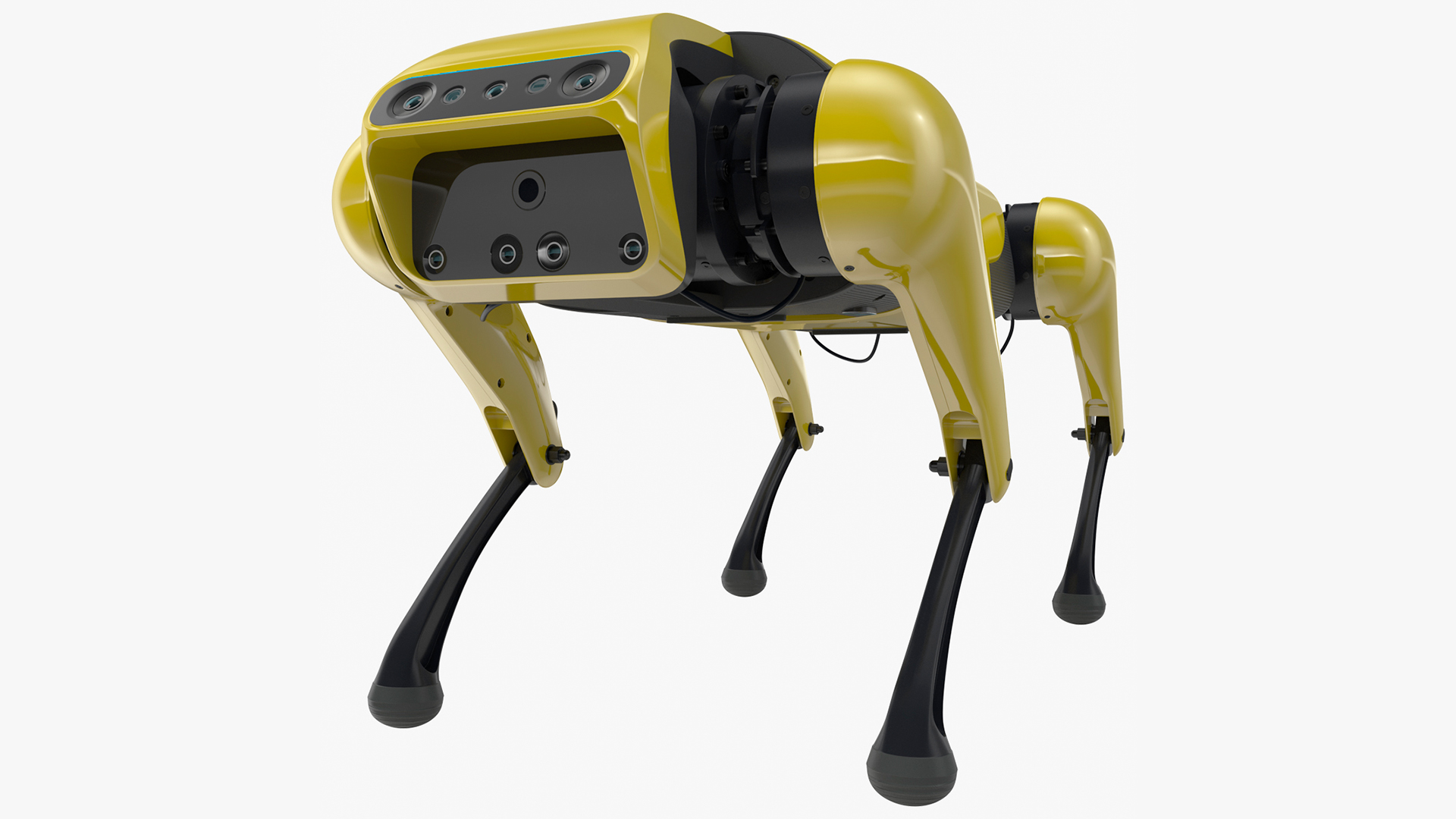 3D Dog Robot Yellow