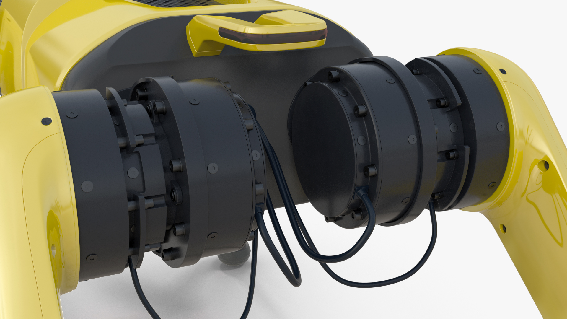 3D Dog Robot Yellow