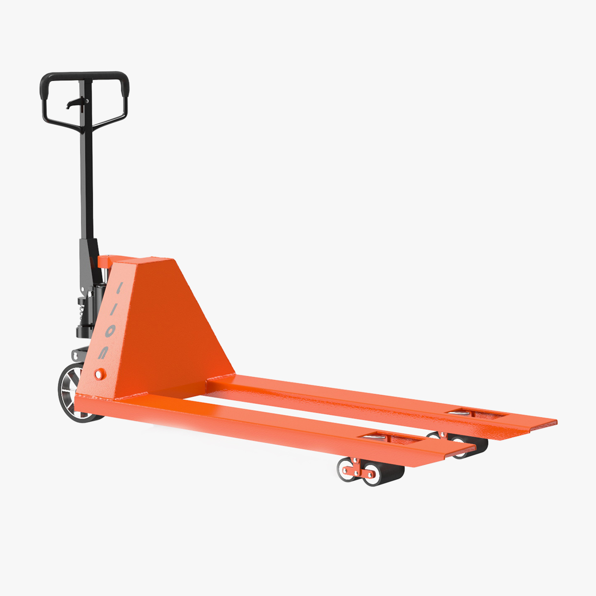 3D Premium Hand Brake Pallet Jack Rigged for Maya