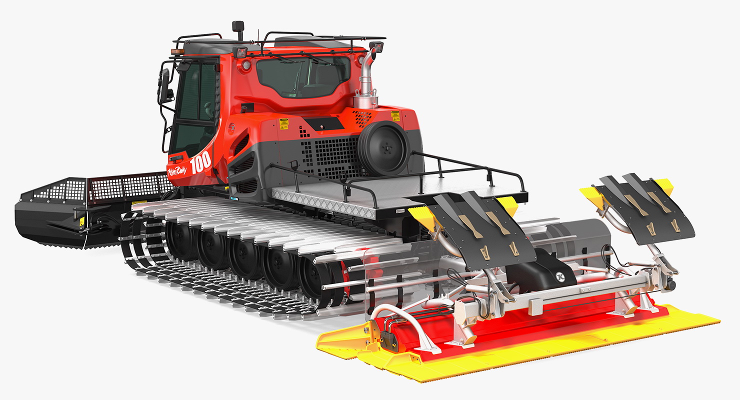 3D PistenBully 100 Snow Groomer model