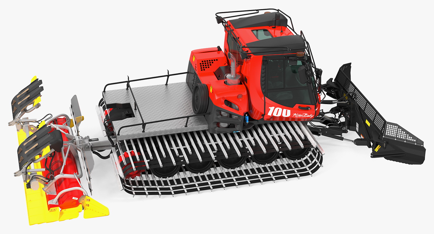3D PistenBully 100 Snow Groomer model