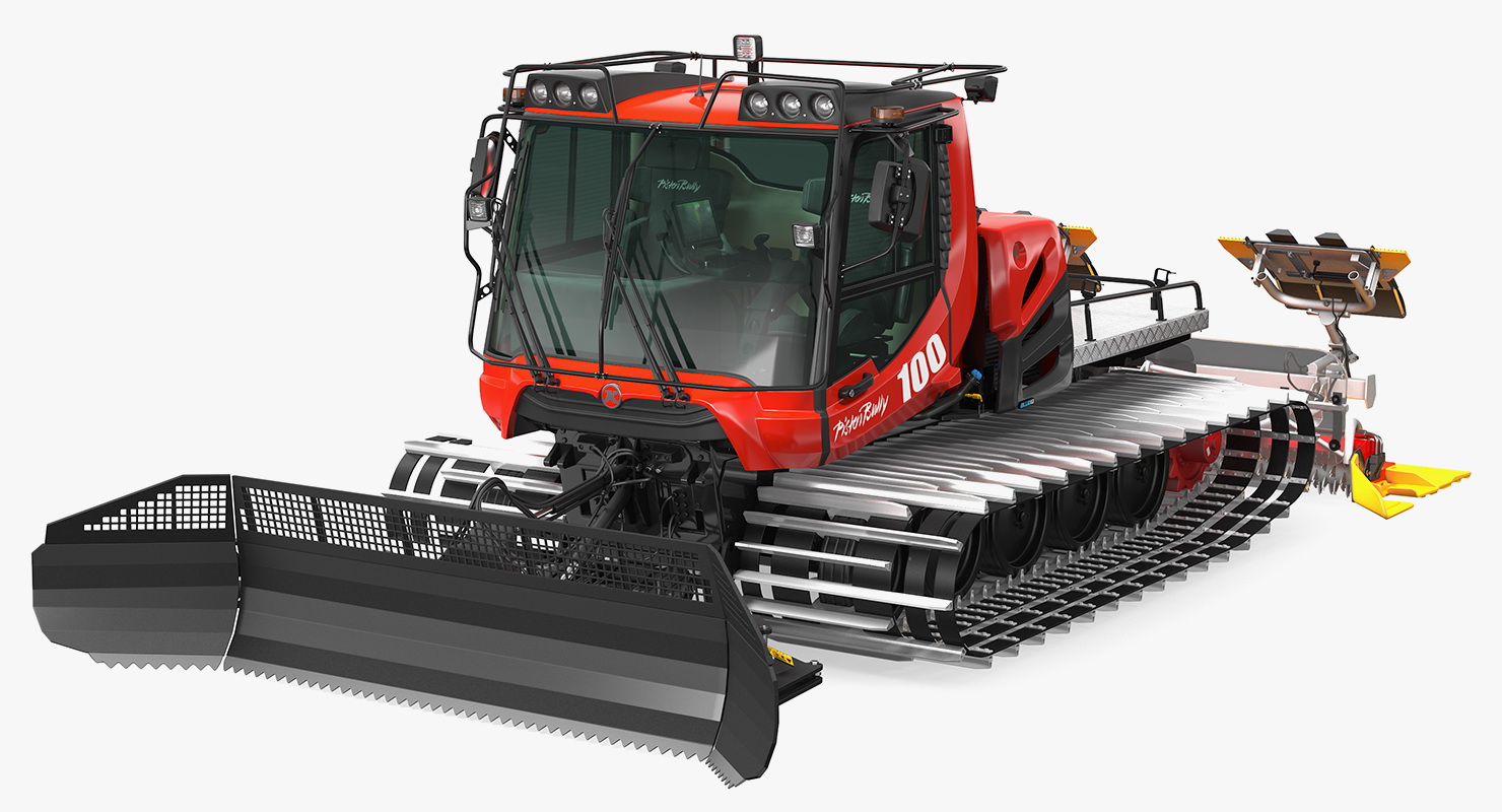 3D PistenBully 100 Snow Groomer model