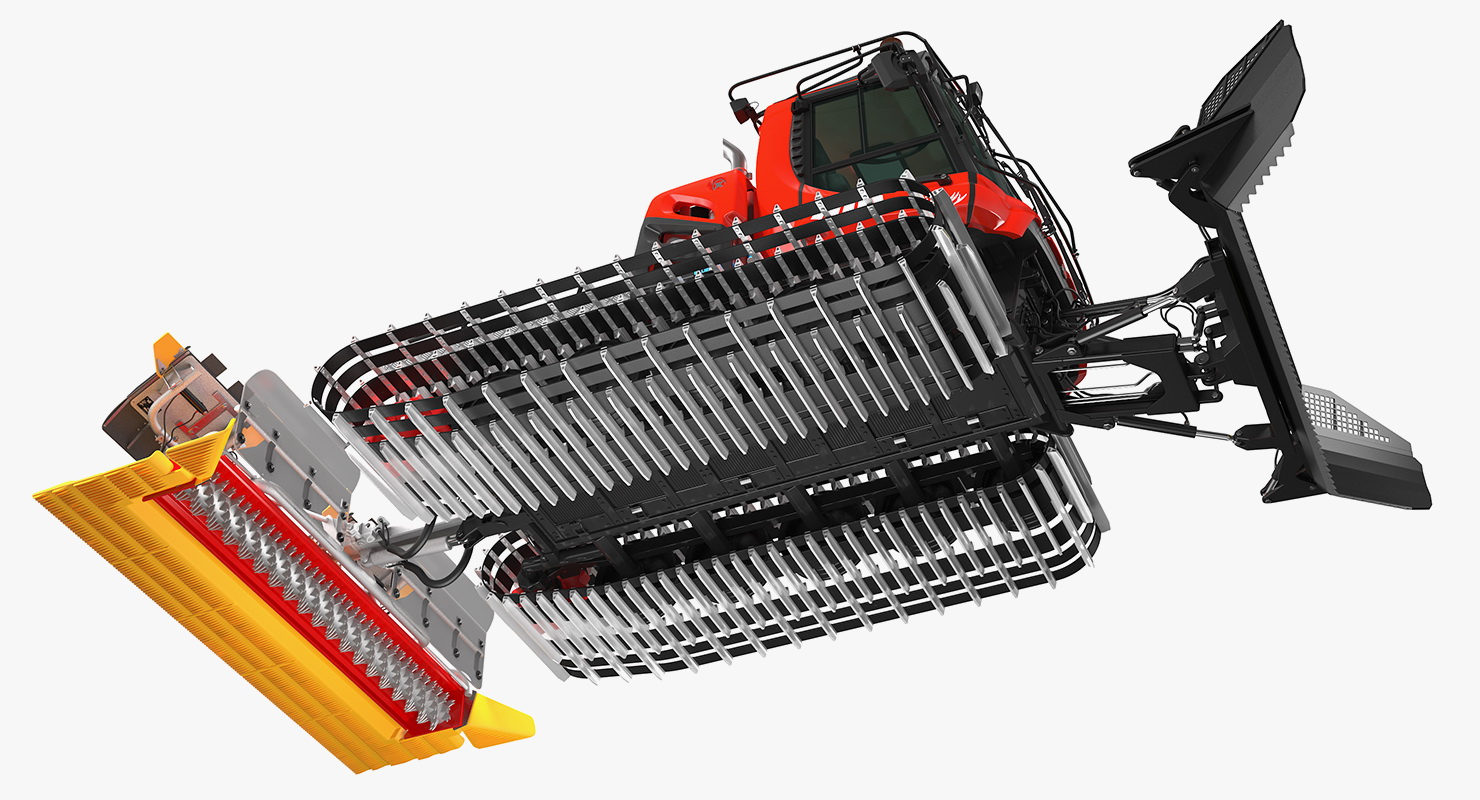 3D PistenBully 100 Snow Groomer model