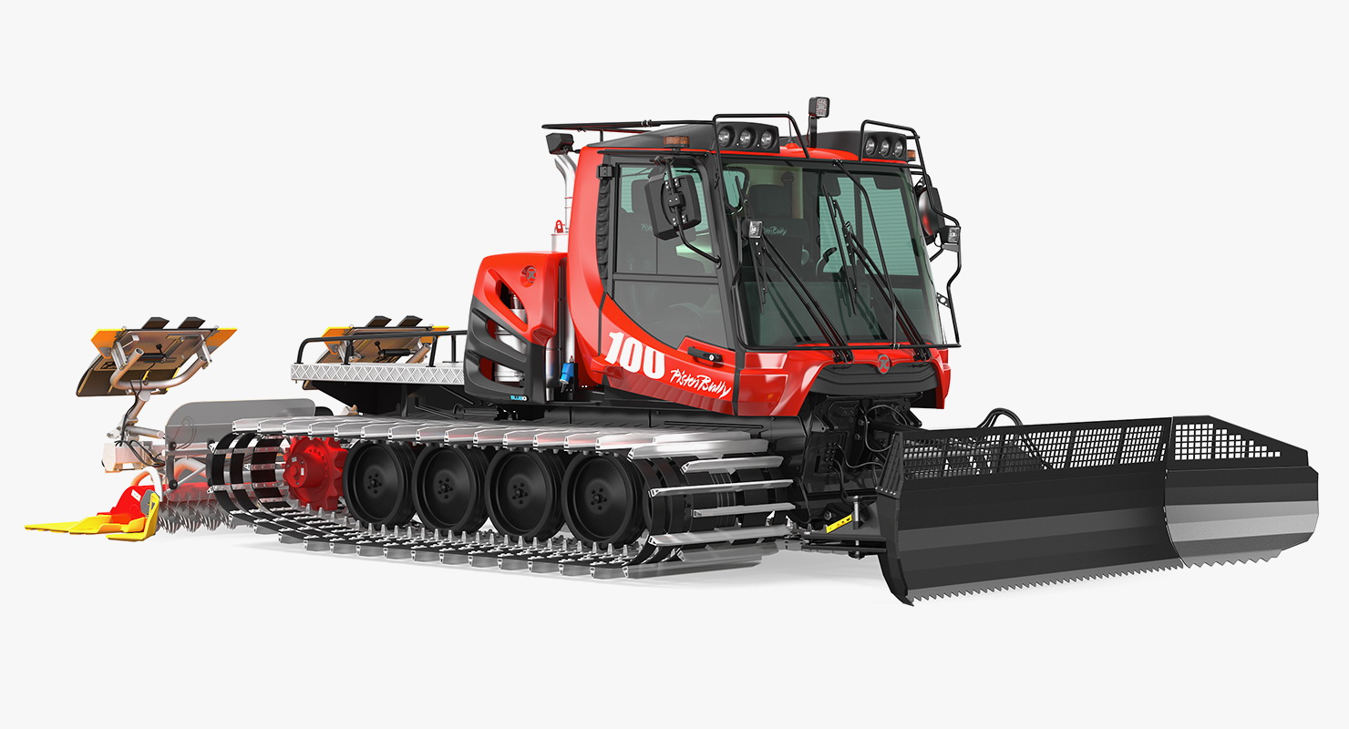 3D PistenBully 100 Snow Groomer model