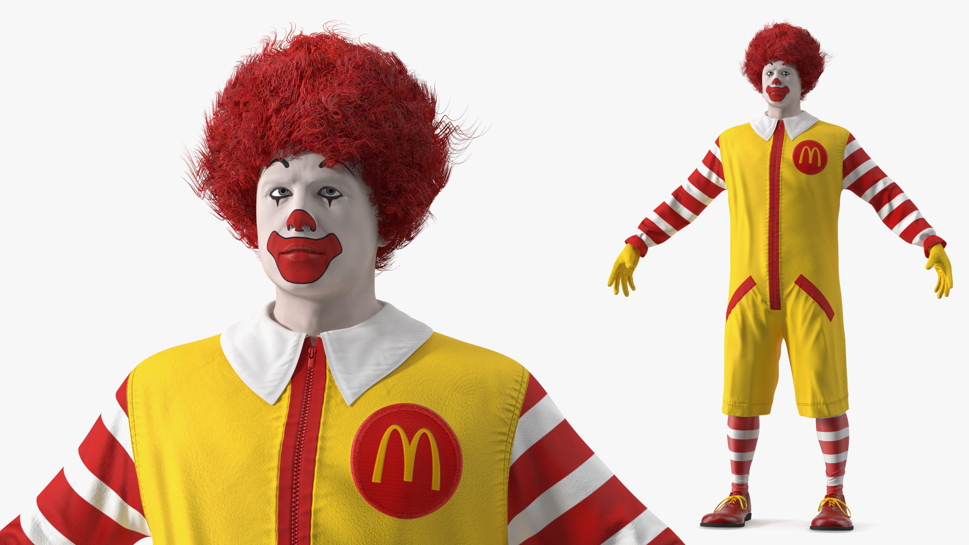 McDonalds Clown Fur 3D model