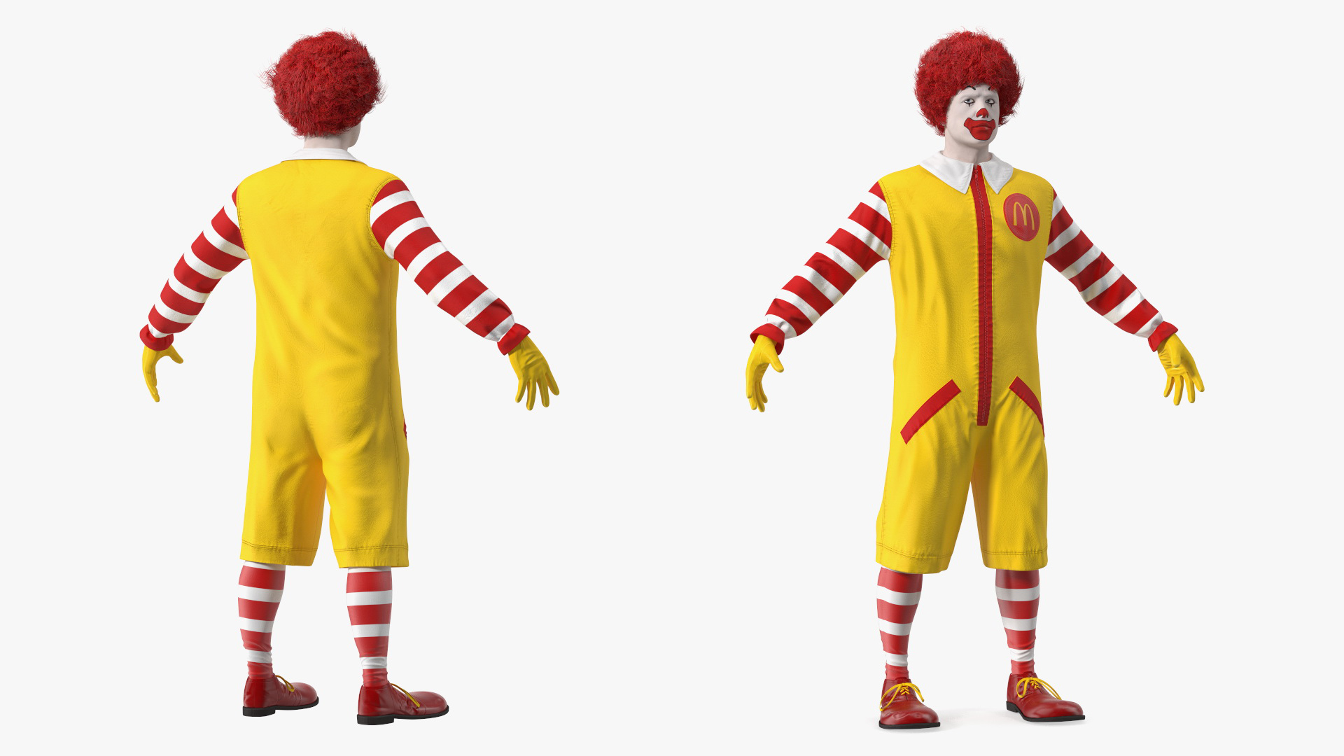 McDonalds Clown Fur 3D model