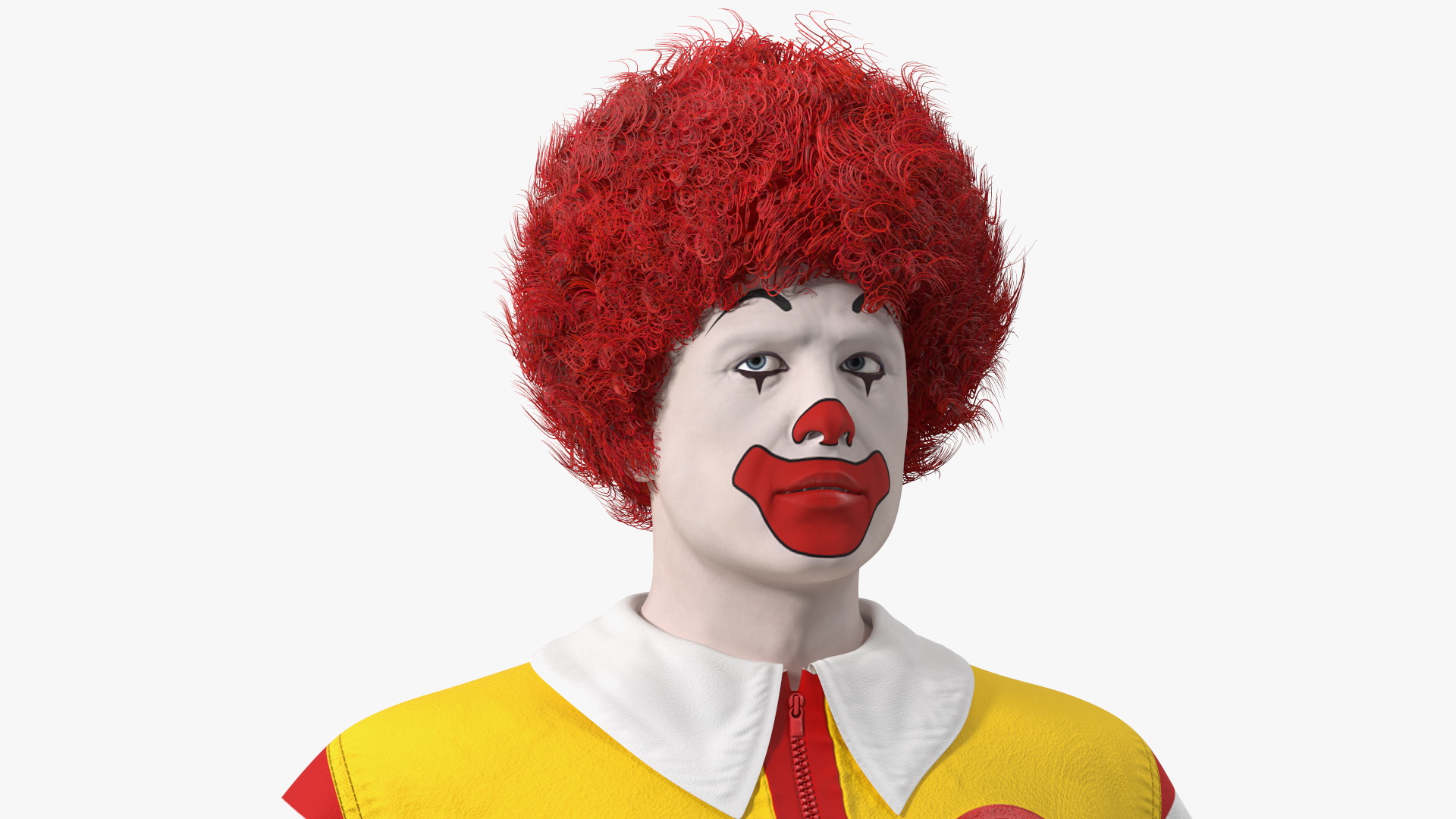 McDonalds Clown Fur 3D model