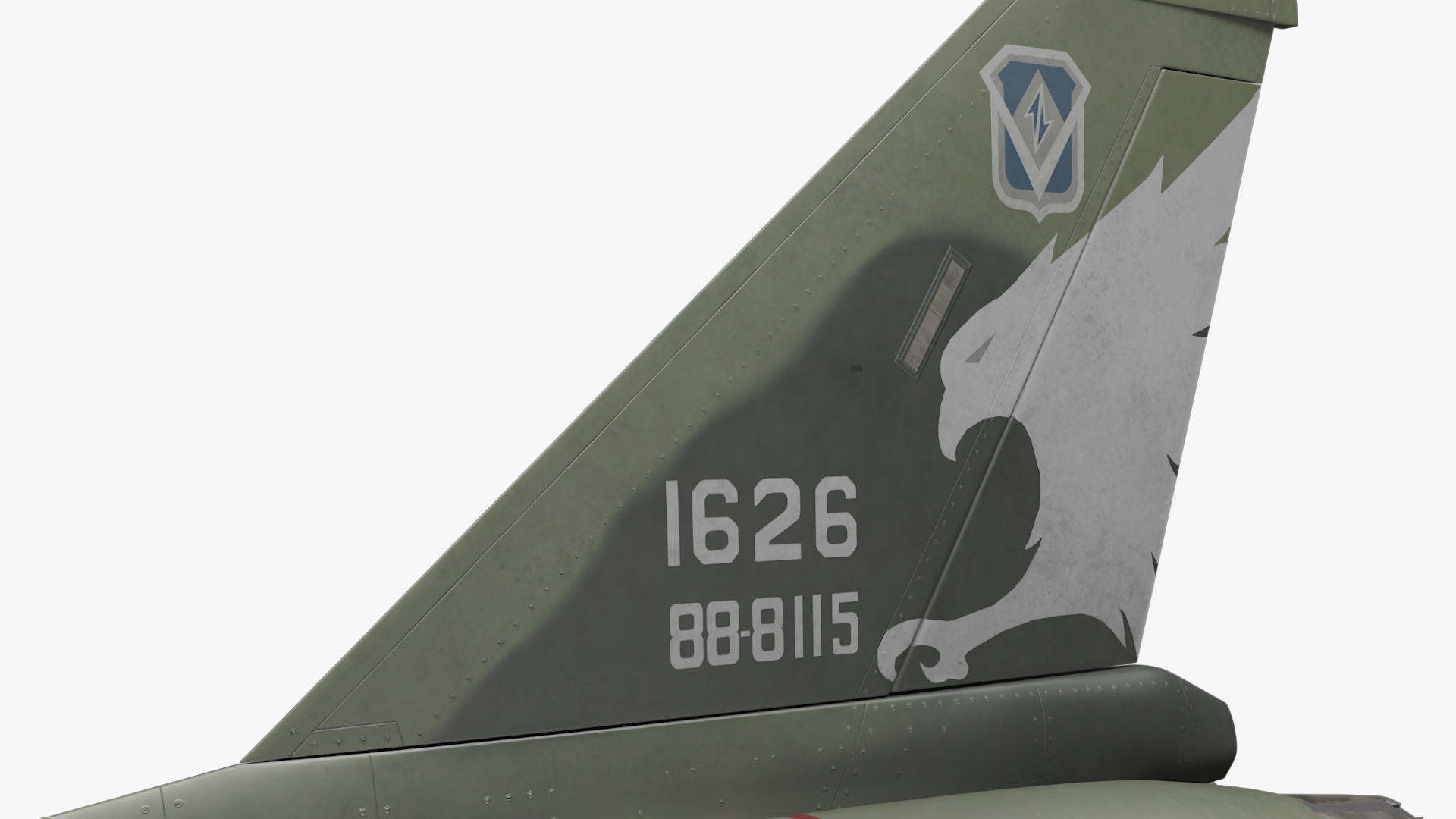 3D model AIDC F-CK-1 Ching-Kuo Fighter Jet Green Rigged for Maya