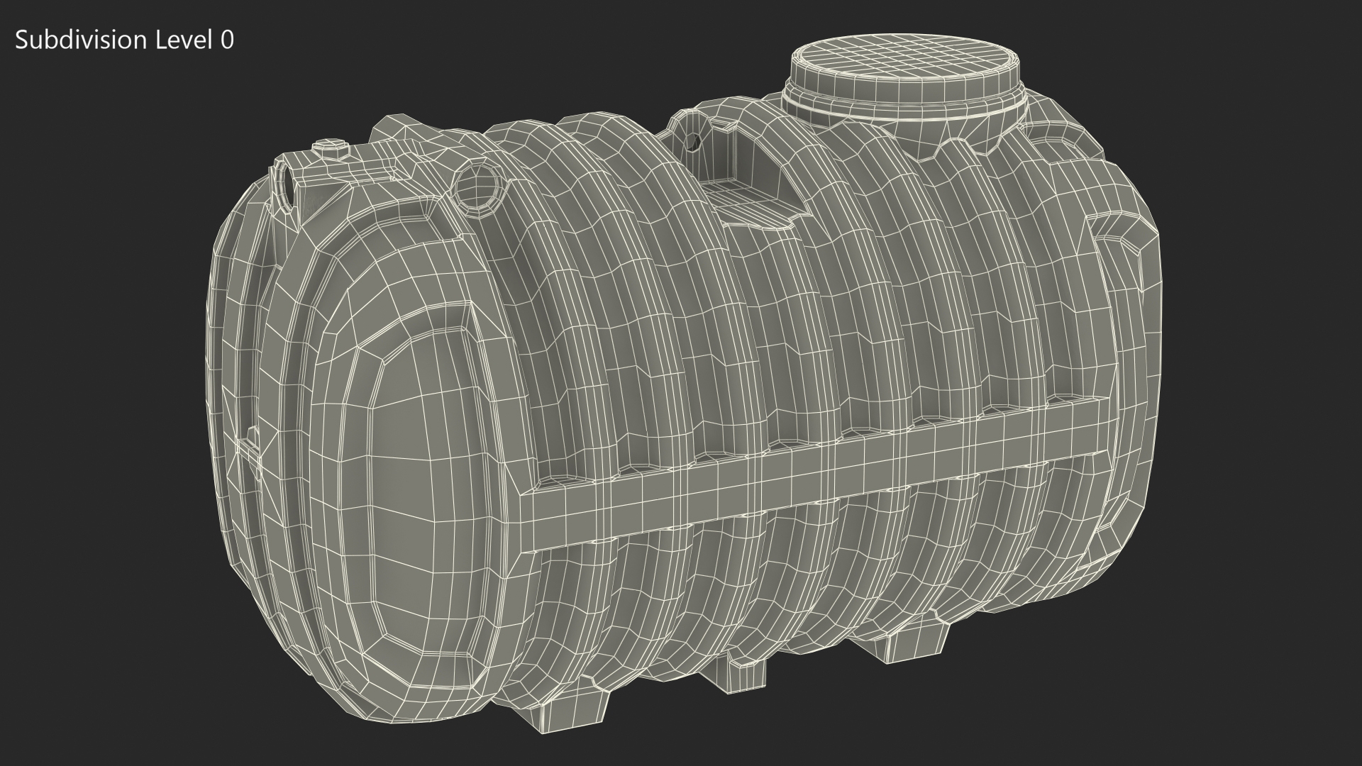 Plastic Septic Tank 3D model