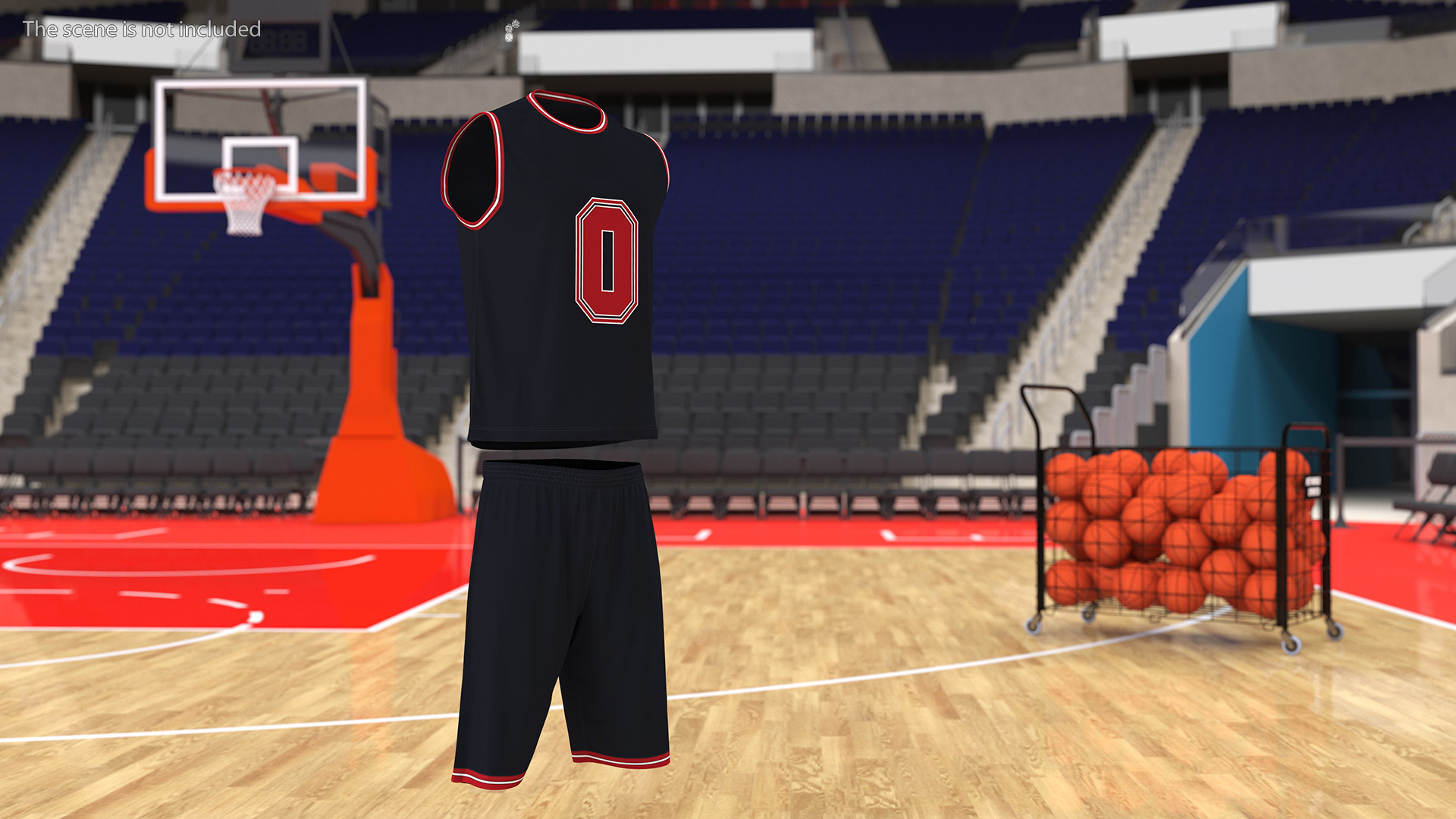 3D Basketball Jersey and Shorts Apparel