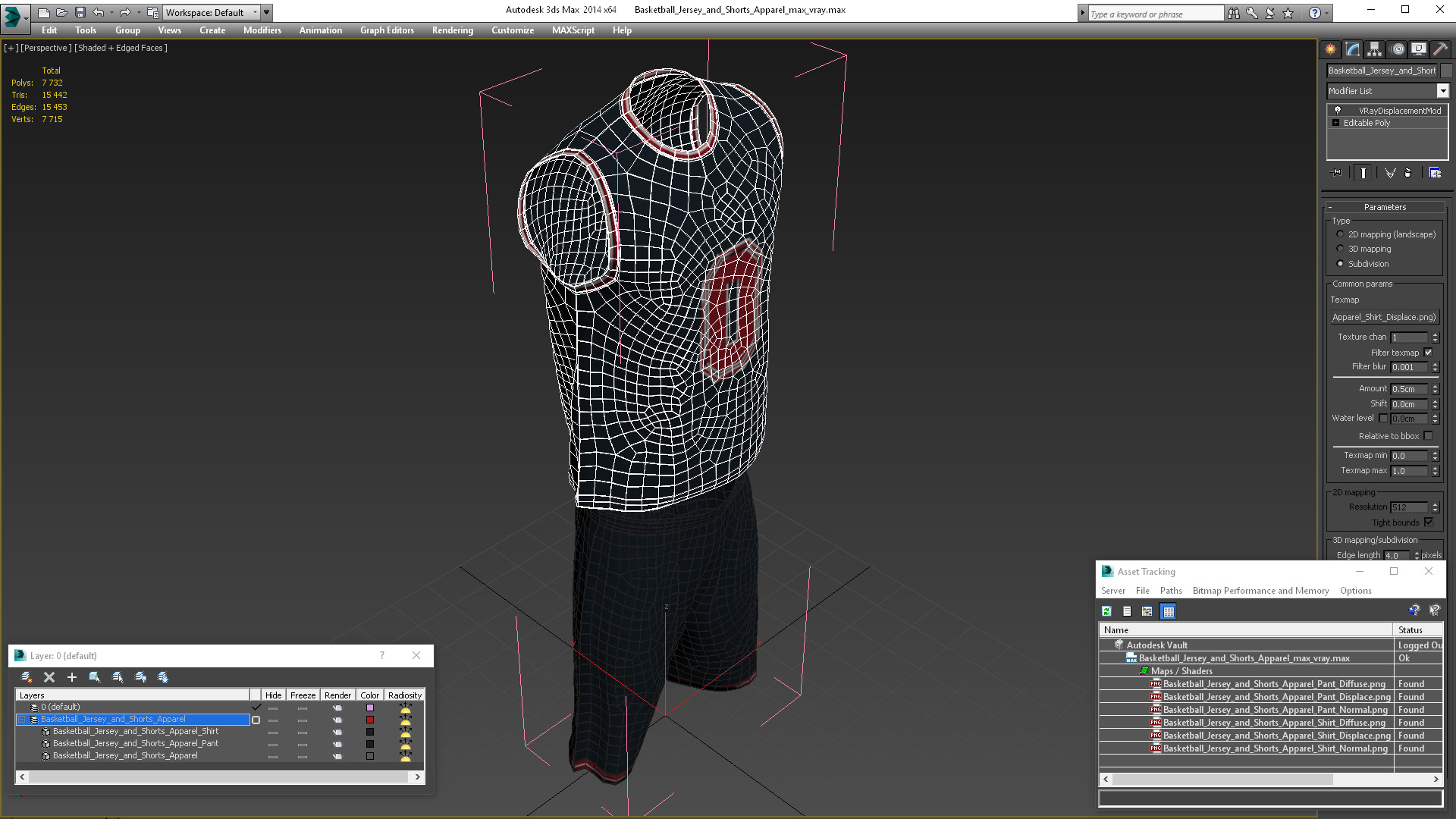 3D Basketball Jersey and Shorts Apparel