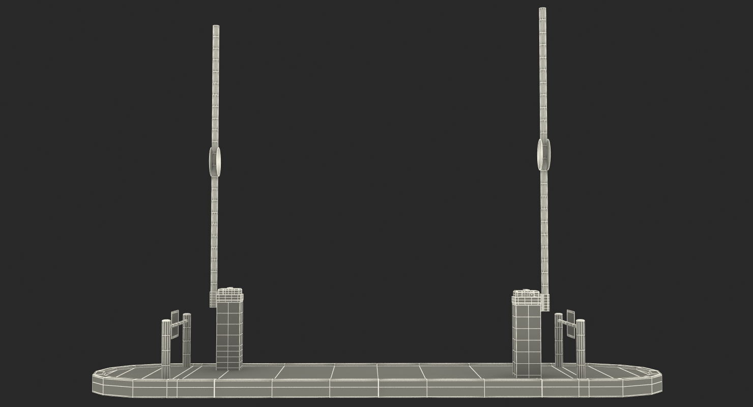 Security Gates 3D model