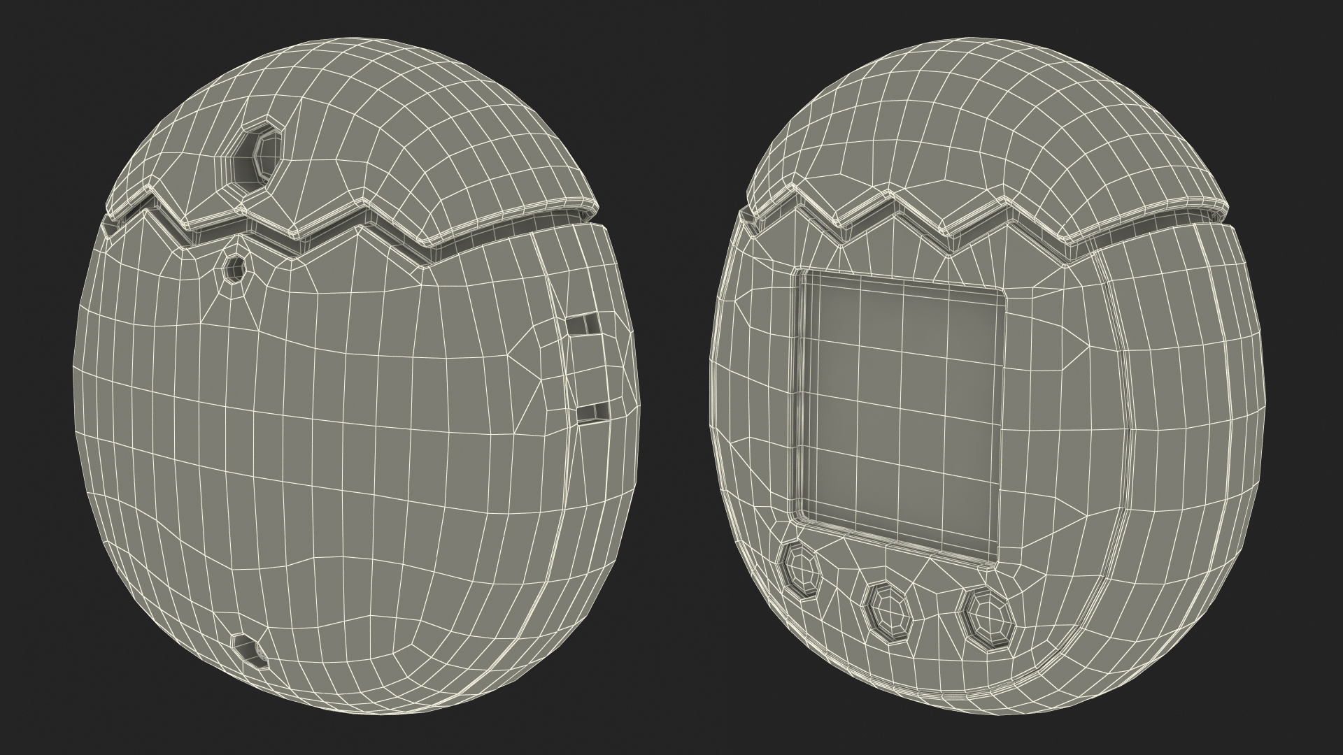 Virtual Tamagotchi Pet Violet 3D model