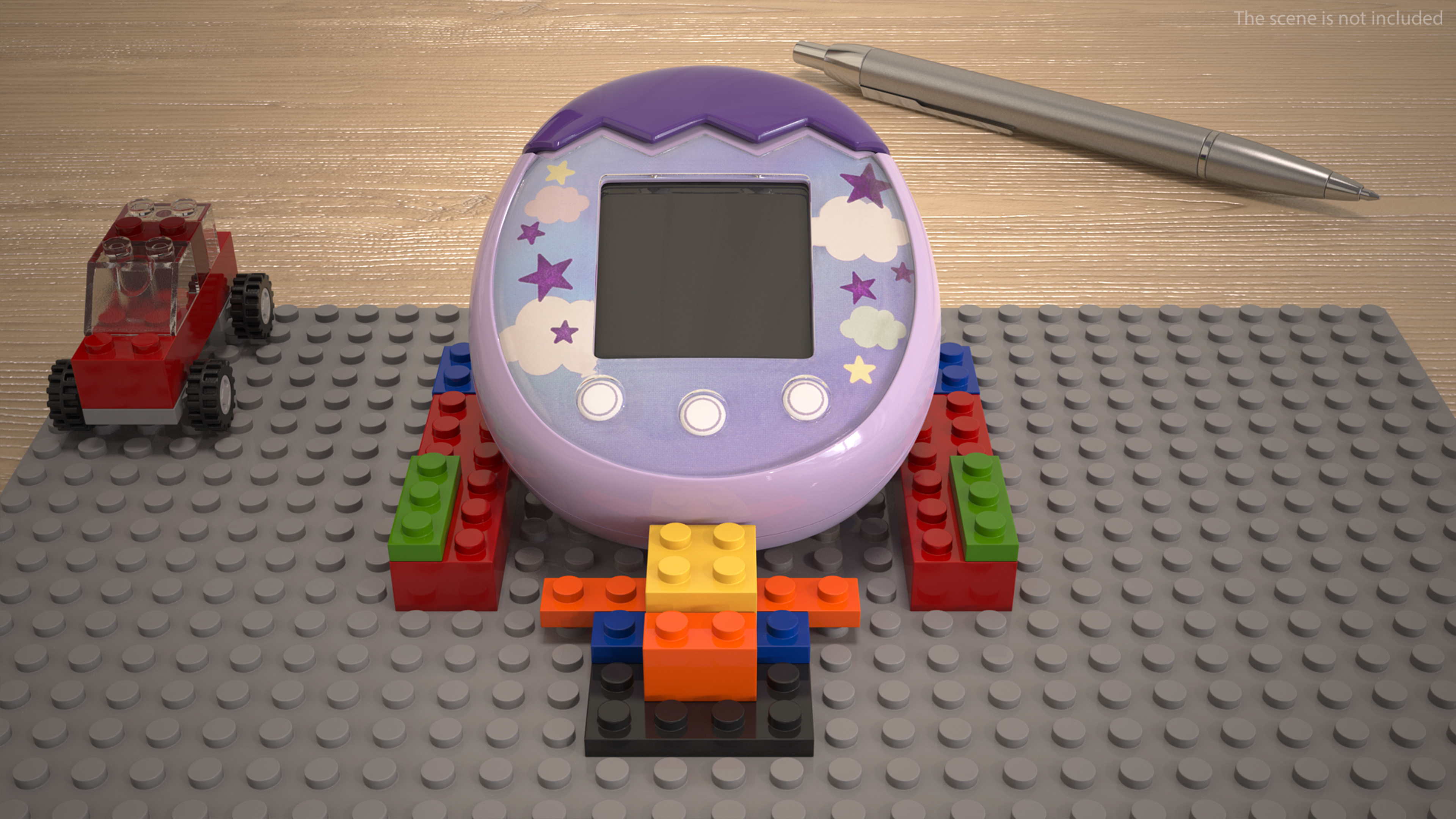 Virtual Tamagotchi Pet Violet 3D model